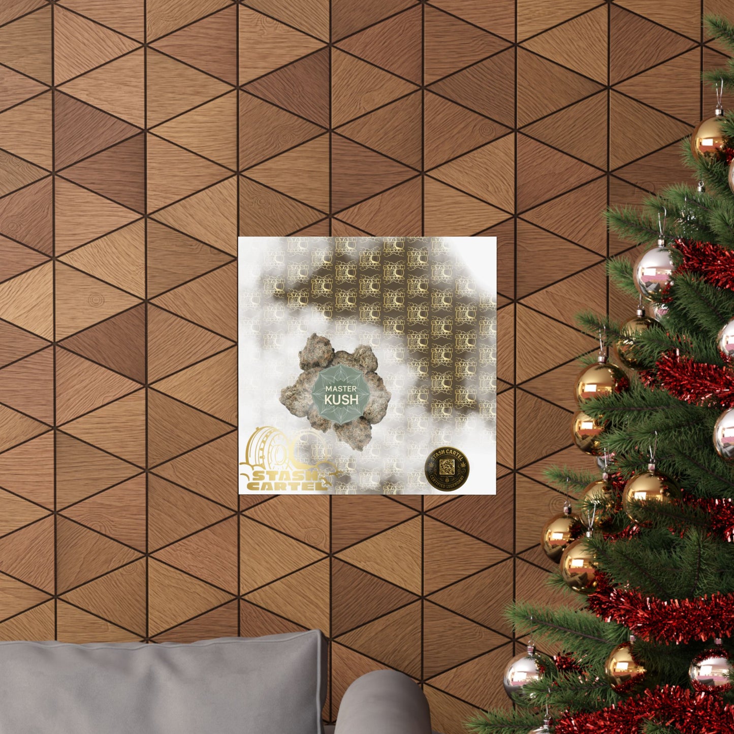 π§ββοΈ "Master Kush" Classic Amsterdam Indica Poster