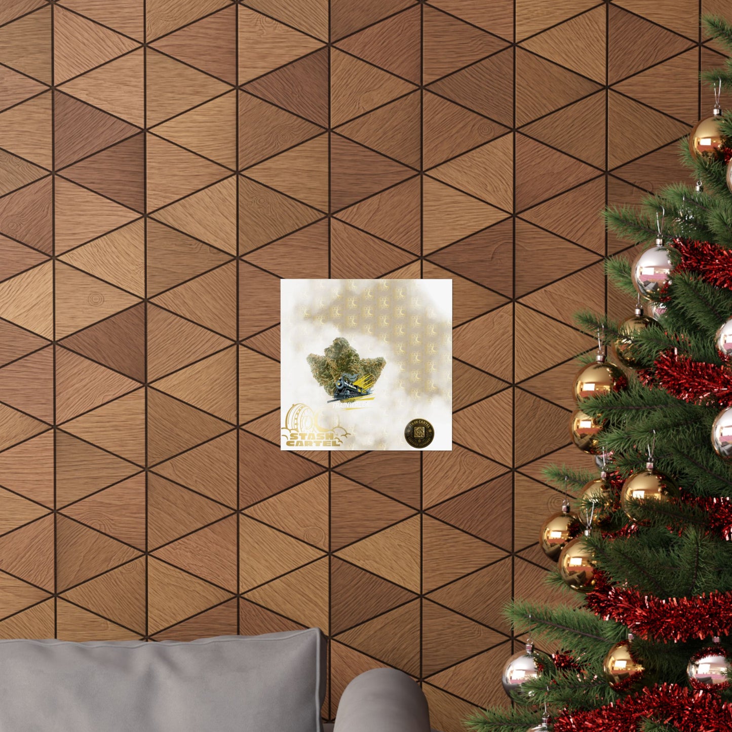 πβ‘ Trainwreck Poster β High-Voltage Sativa Wall Art for Focus & Flow