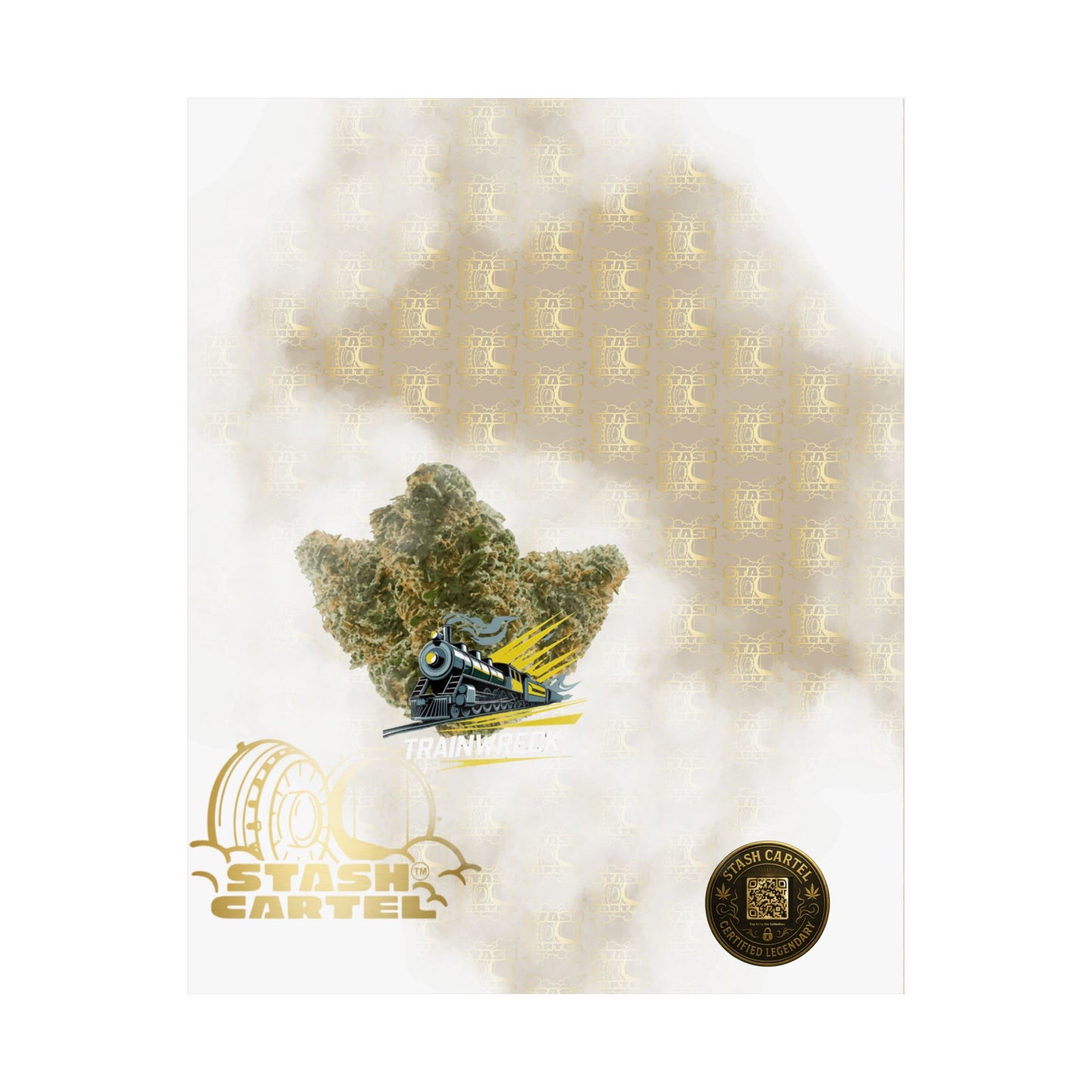 πβ‘ Trainwreck Poster β High-Voltage Sativa Wall Art for Focus & Flow