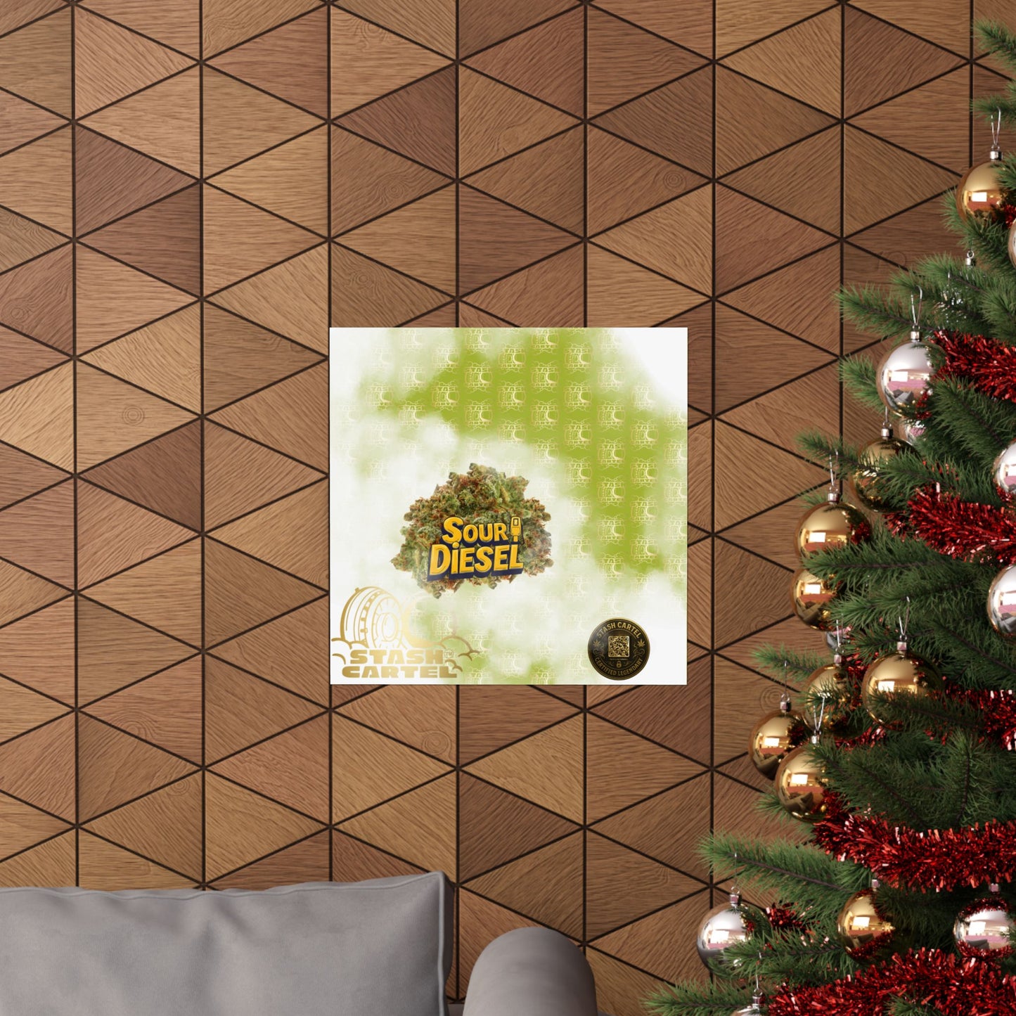 ⚡ "Sour Diesel" Electric Sativa Drip Poster