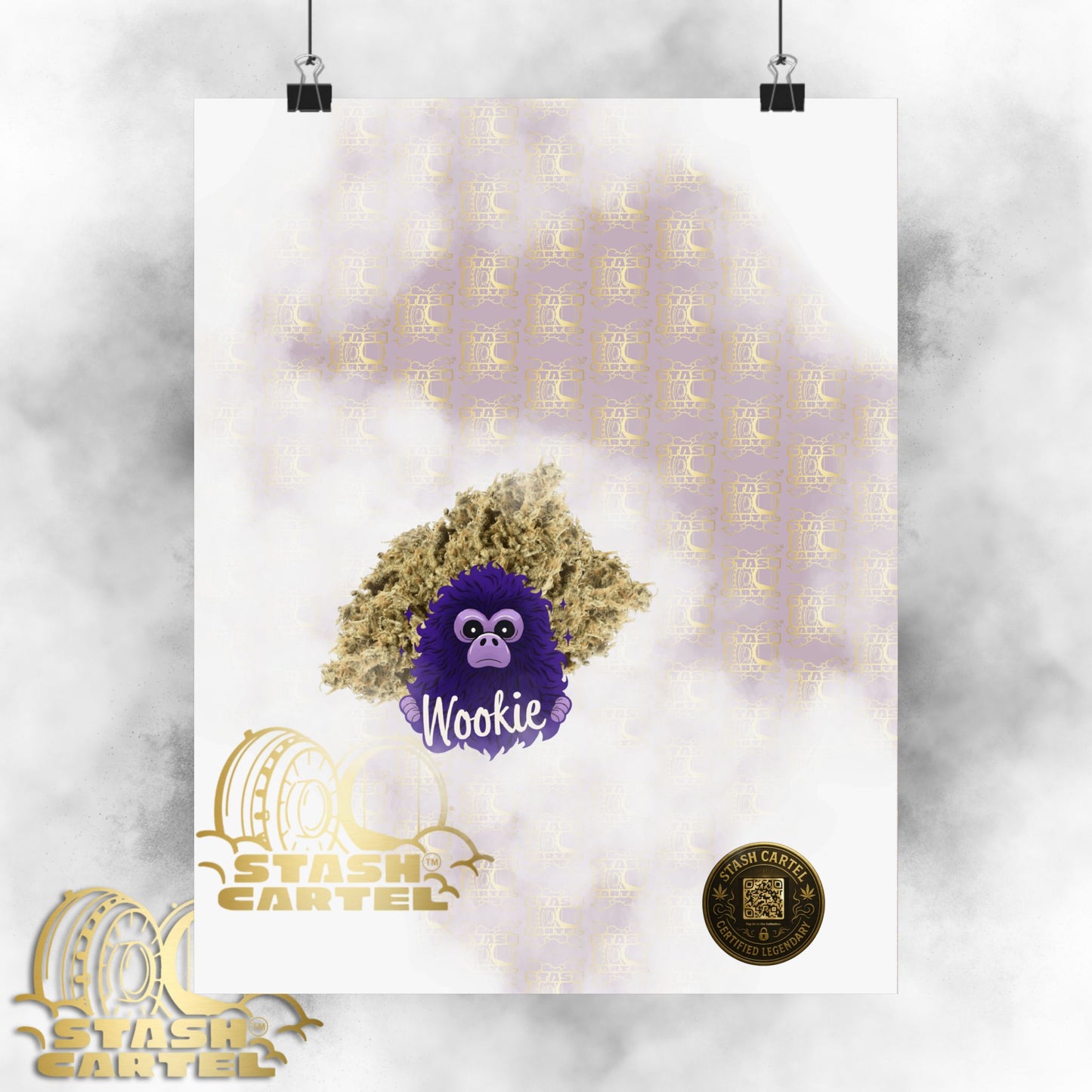 π§ββοΈπ Wookie Poster β Psychedelic Funk Wall Art with Deep Indica Terps