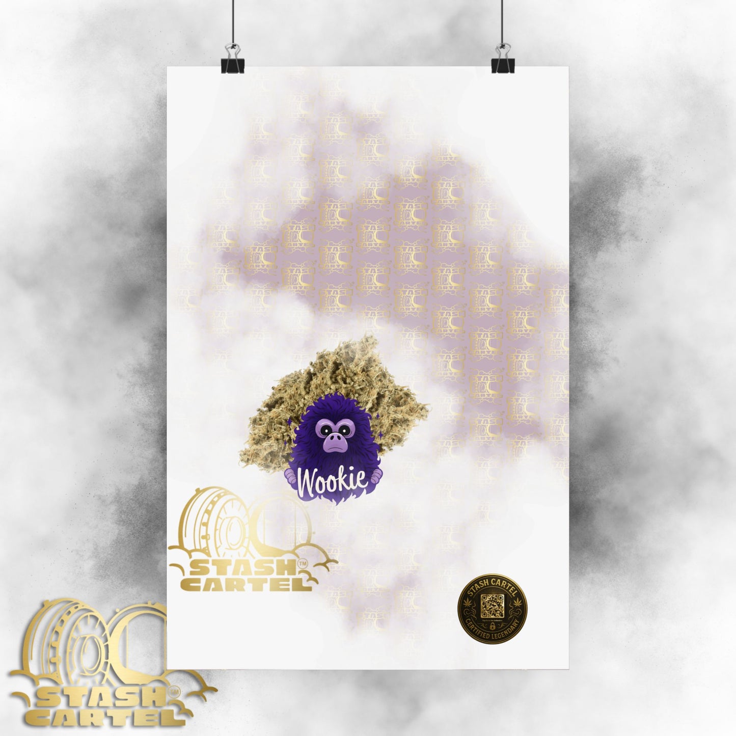 π§ββοΈπ Wookie Poster β Psychedelic Funk Wall Art with Deep Indica Terps