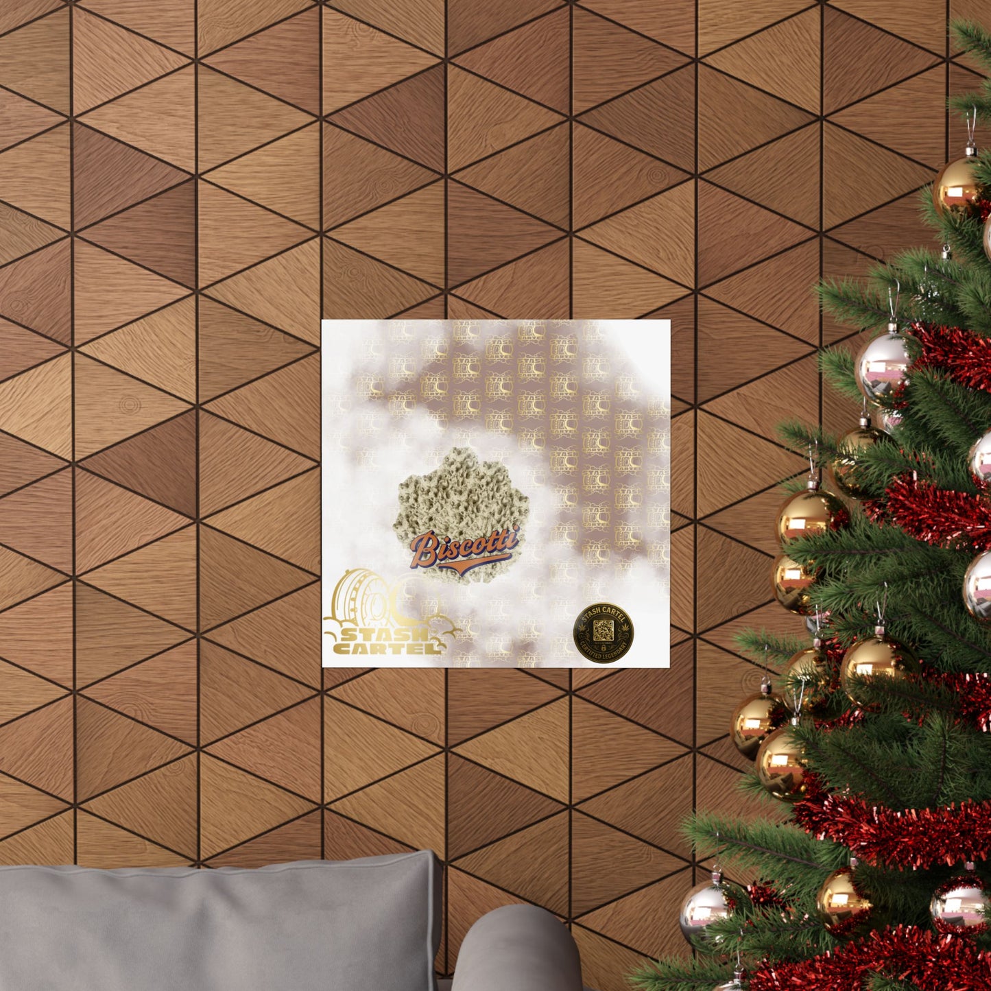 πͺπ€ Biscotti Poster β Cookie Gas Wall Art with Deep Indica Vibes