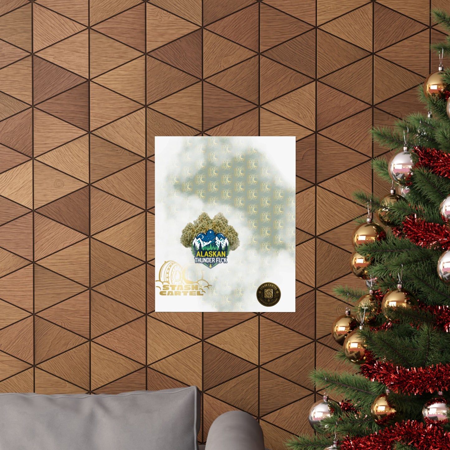 βοΈπ¨ Alaskan Thunder Fuck Poster β Cold Sativa Energy for Wild Minds