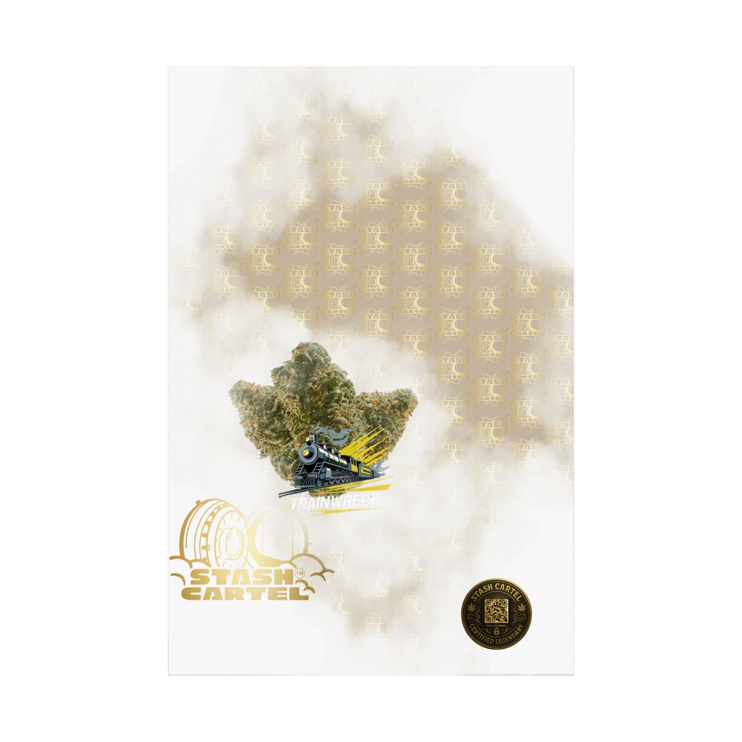 πβ‘ Trainwreck Poster β High-Voltage Sativa Wall Art for Focus & Flow