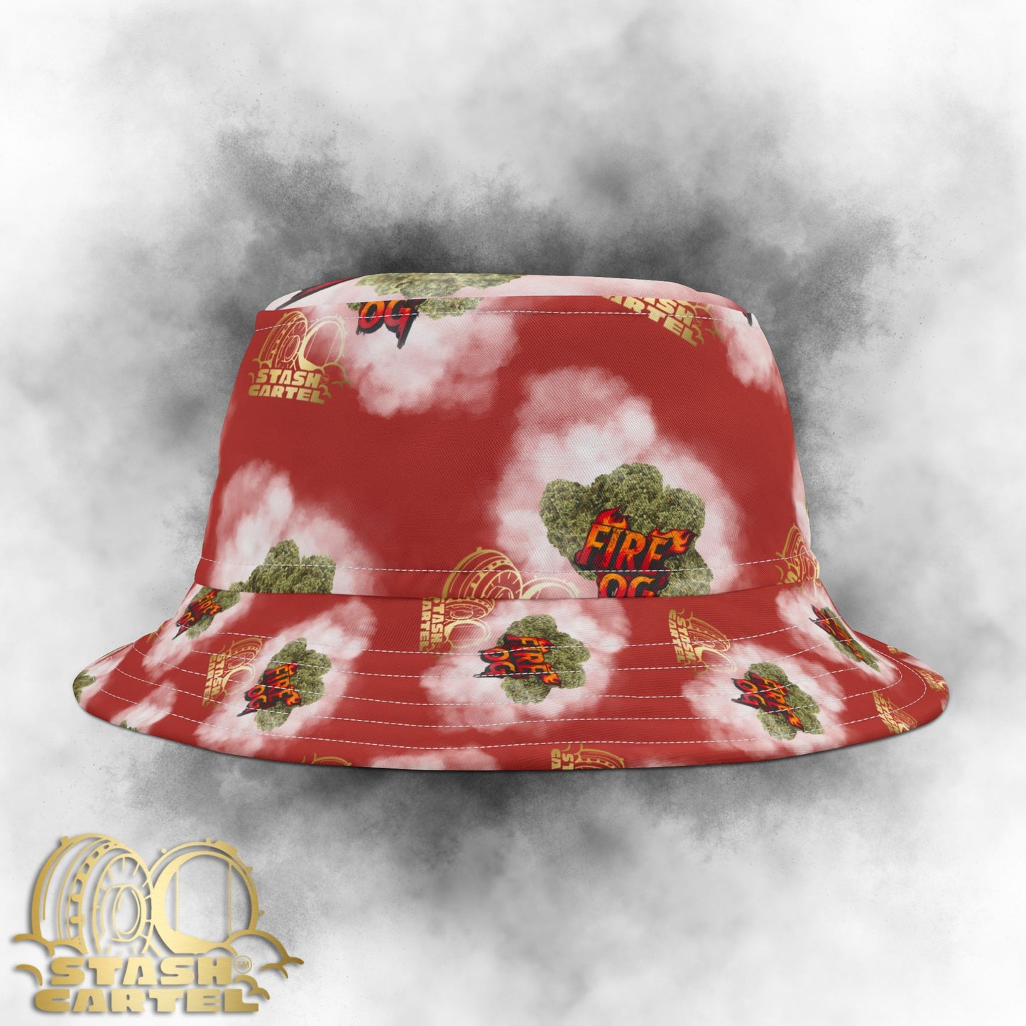 Fire OG Bucket Hat β Legendary Gas with Burn-Through Style