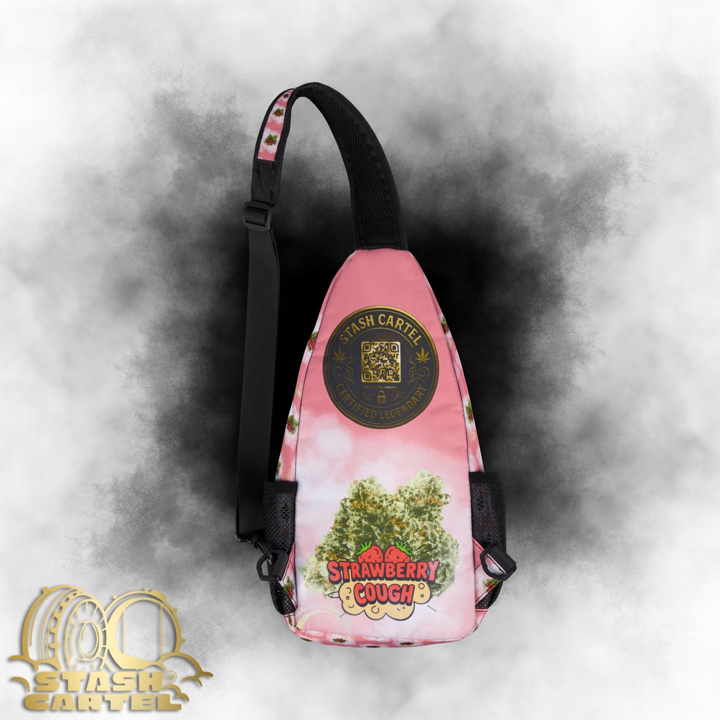 Strawberry Cough Stash Bag – Sweet Inhale, Loud Exhale