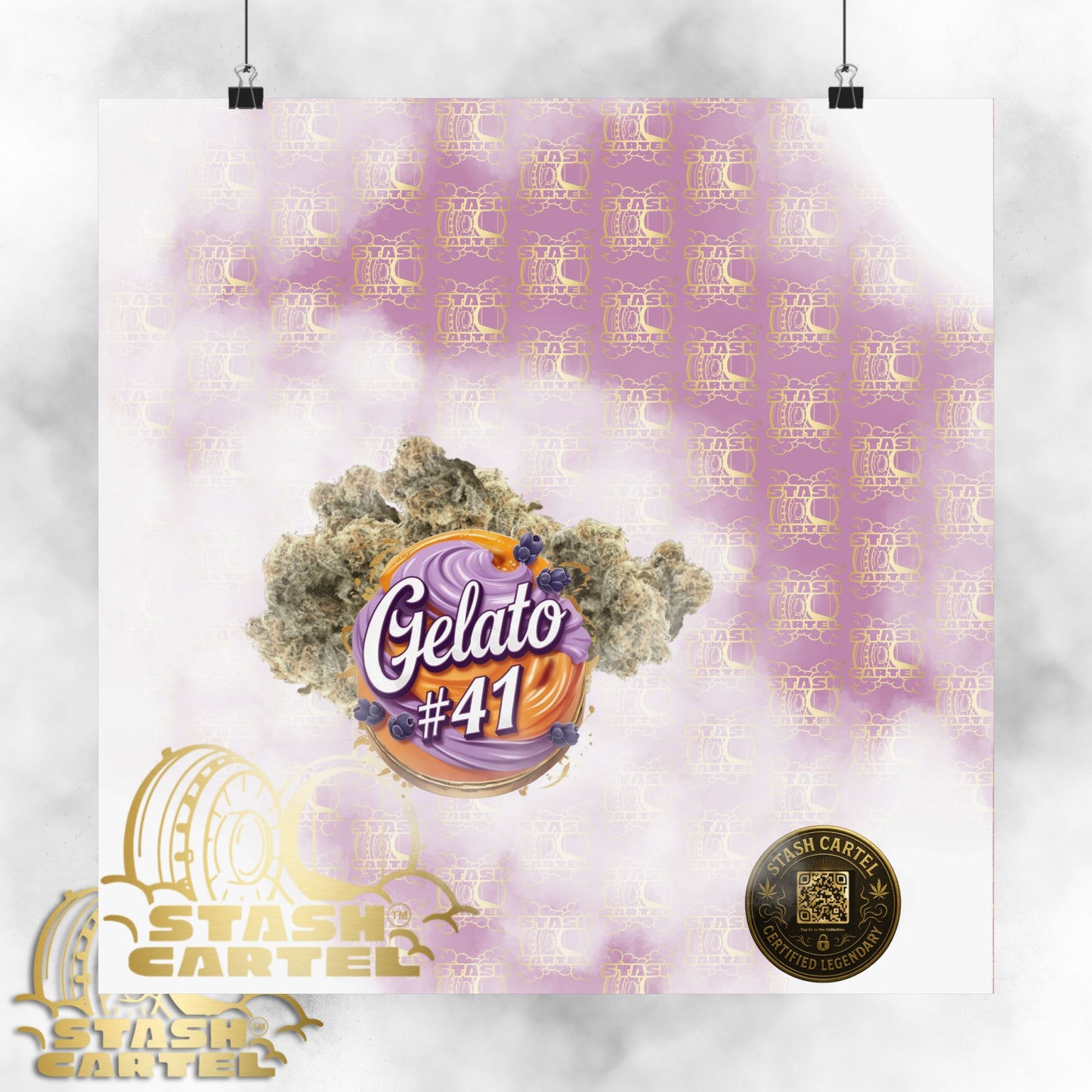 π¨π Gelato #41 Poster β Premium Hybrid Wall Art with Dessert Gas