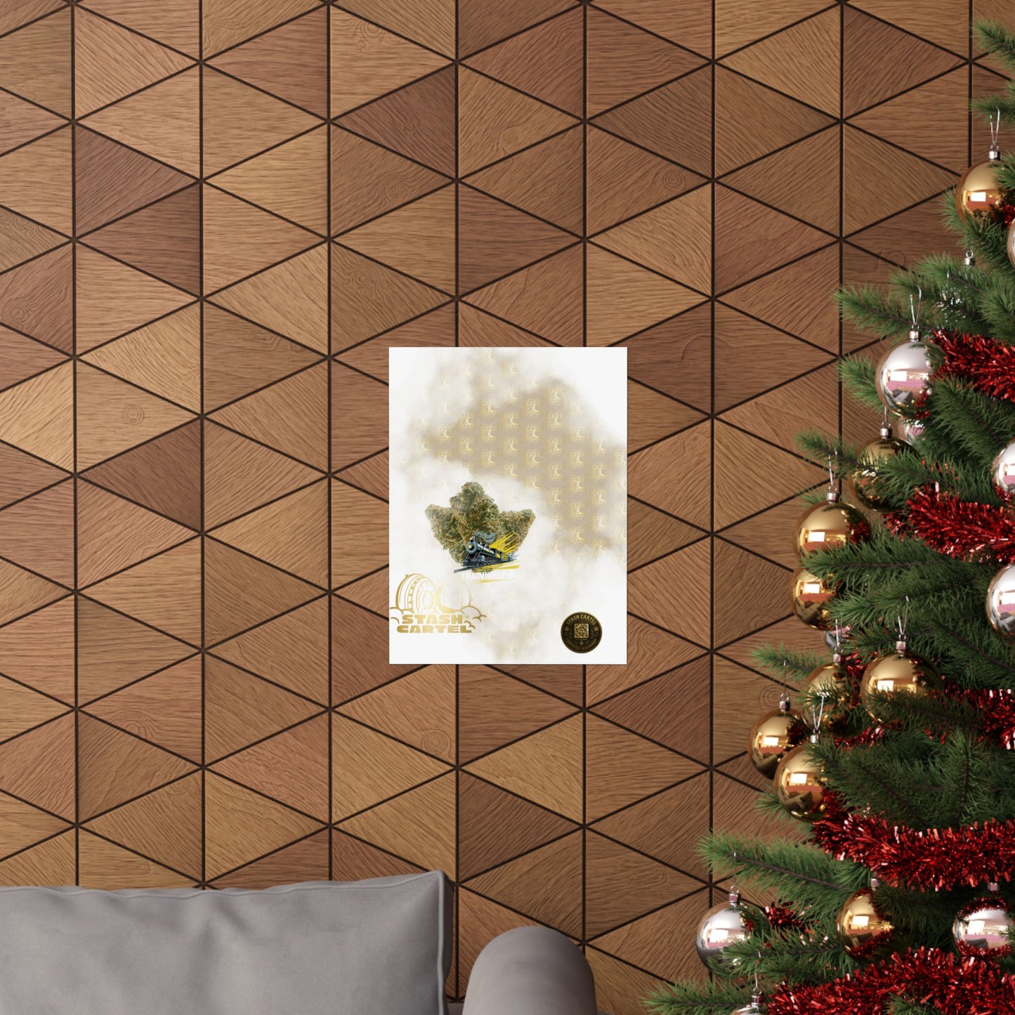 πβ‘ Trainwreck Poster β High-Voltage Sativa Wall Art for Focus & Flow