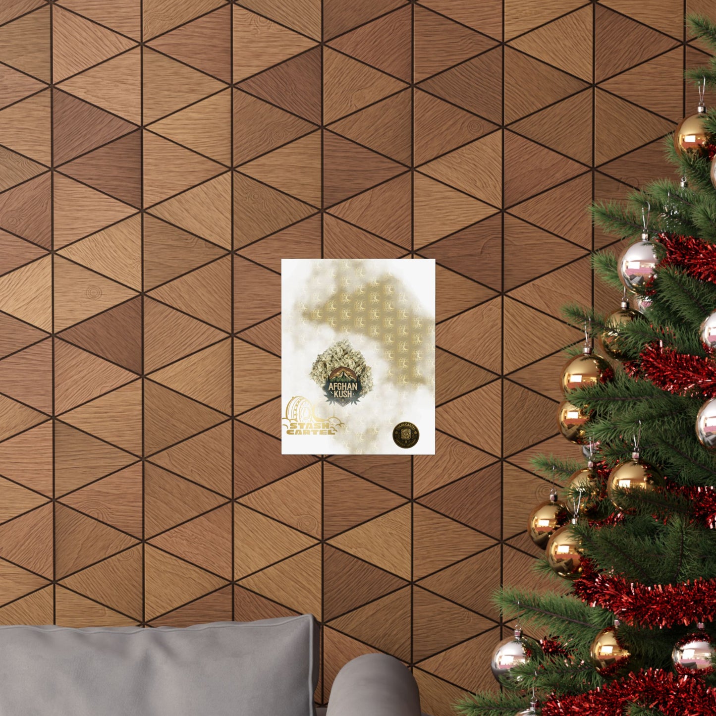 π§Ώπ Afghan Kush Poster β Deep Indica Poster with Landrace Power