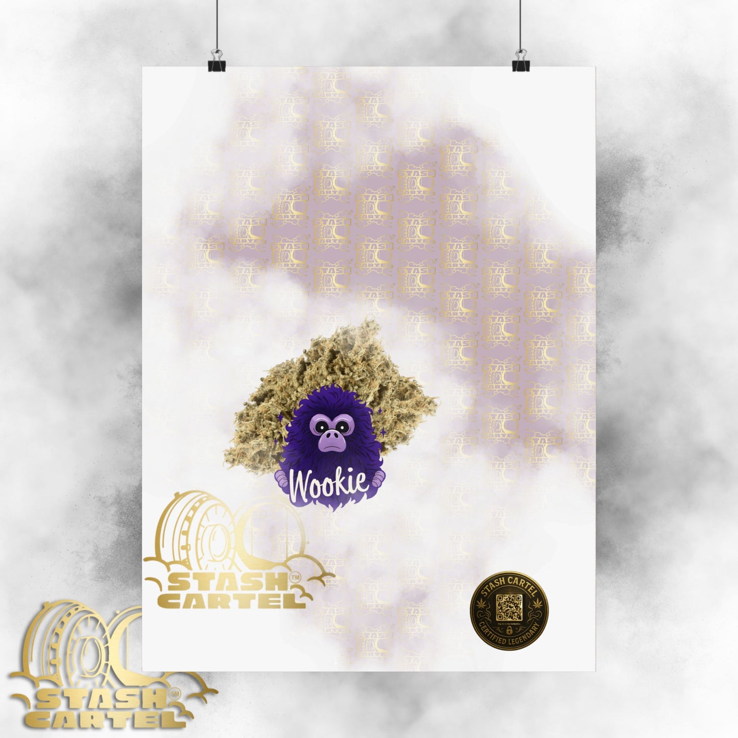 π§ββοΈπ Wookie Poster β Psychedelic Funk Wall Art with Deep Indica Terps