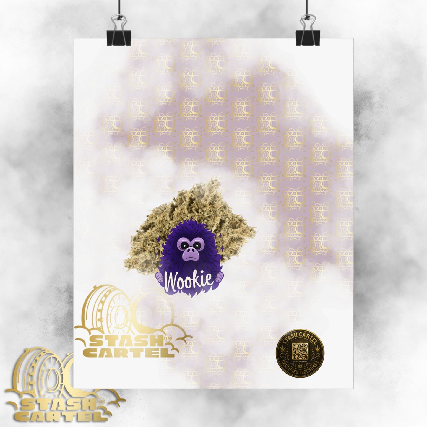 π§ββοΈπ Wookie Poster β Psychedelic Funk Wall Art with Deep Indica Terps