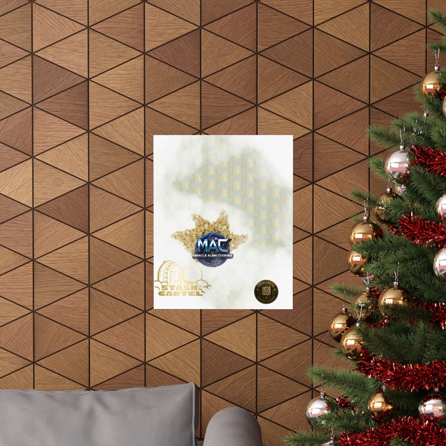 π½πͺ MAC (Miracle Alien Cookies) Poster β Cosmic Hybrid Wall Art with Designer Flavor