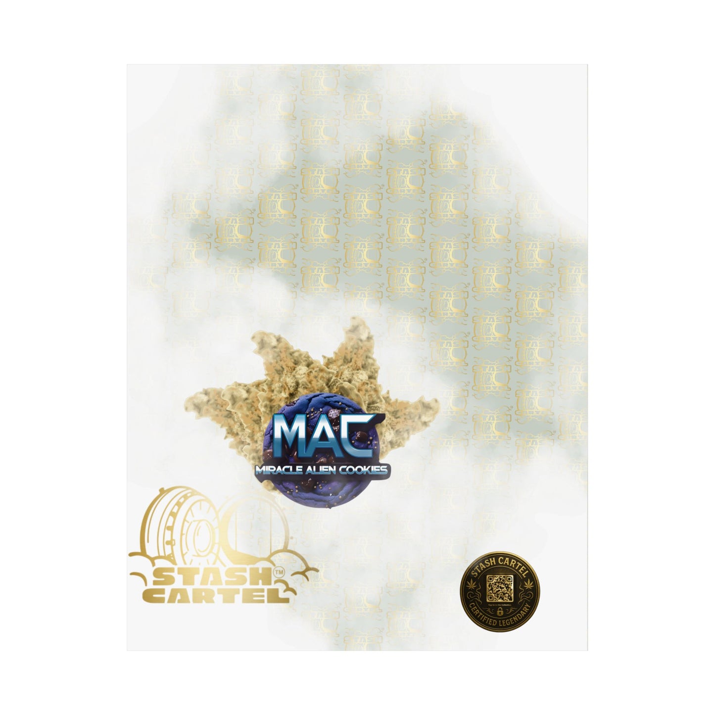 π½πͺ MAC (Miracle Alien Cookies) Poster β Cosmic Hybrid Wall Art with Designer Flavor