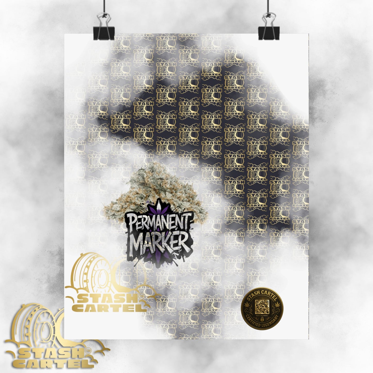 ποΈπ₯ Permanent Marker Poster β Loud Hybrid Wall Print with Candy Gas & Funk