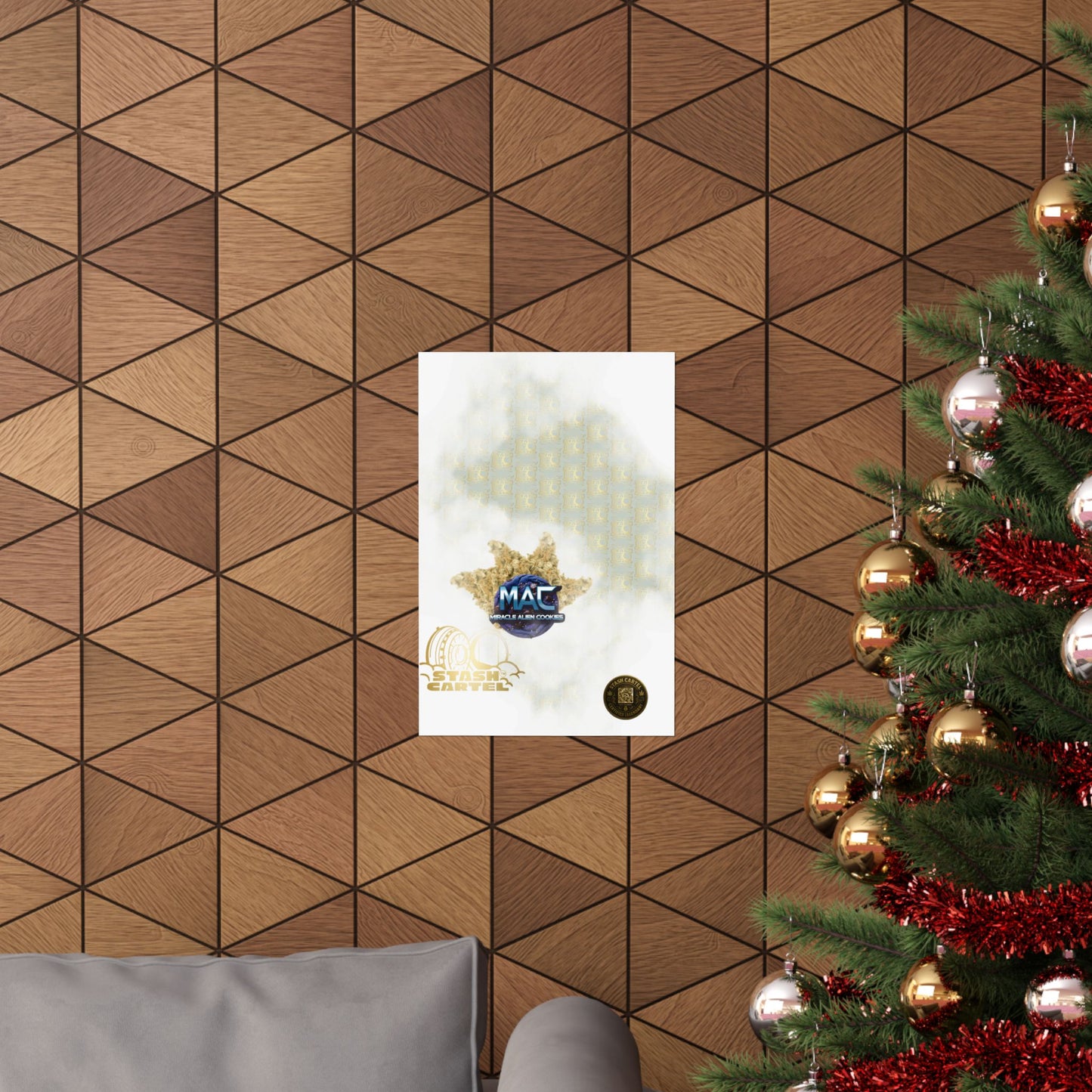 π½πͺ MAC (Miracle Alien Cookies) Poster β Cosmic Hybrid Wall Art with Designer Flavor
