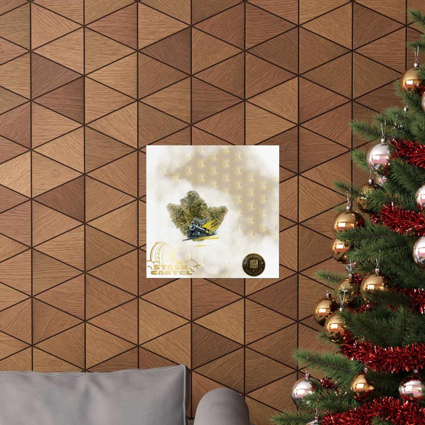 πβ‘ Trainwreck Poster β High-Voltage Sativa Wall Art for Focus & Flow