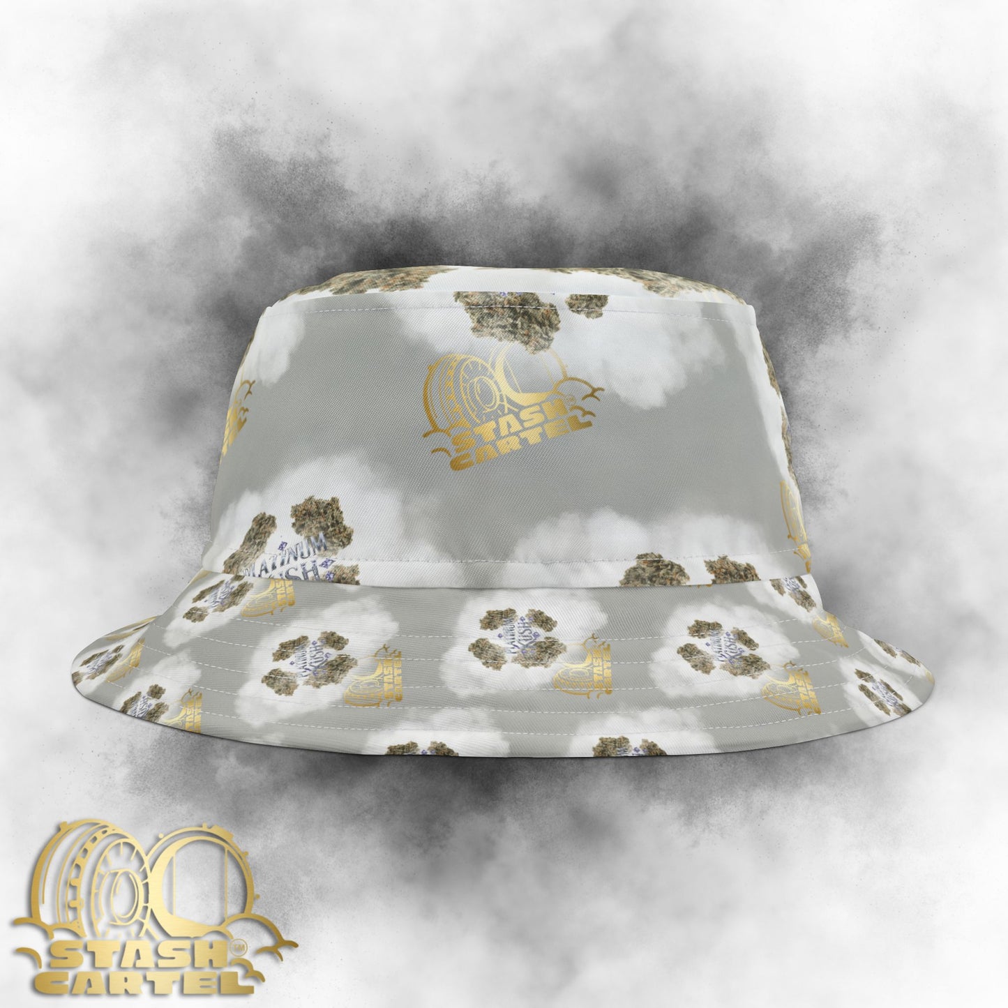 Platinum Kush Bucket Hat β Luxe Style for Laid-Back Royalty