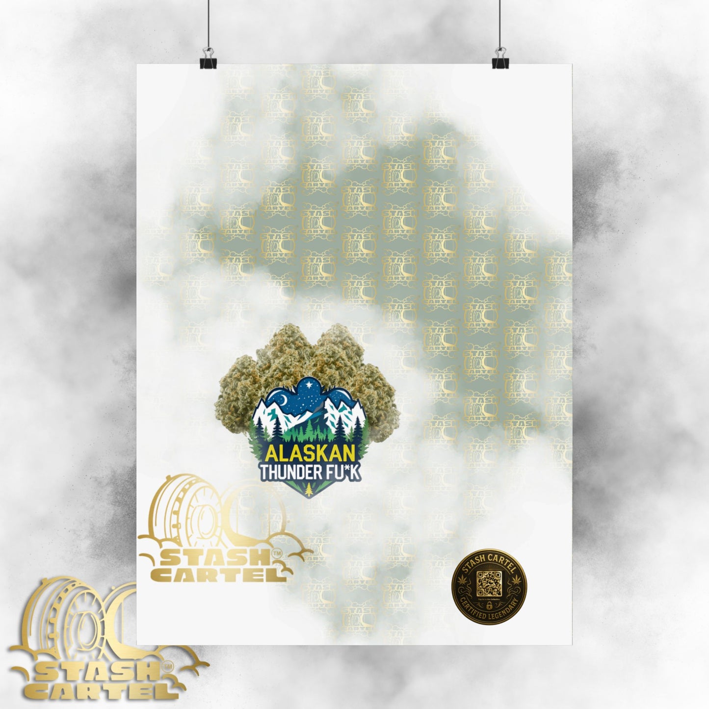 βοΈπ¨ Alaskan Thunder Fuck Poster β Cold Sativa Energy for Wild Minds
