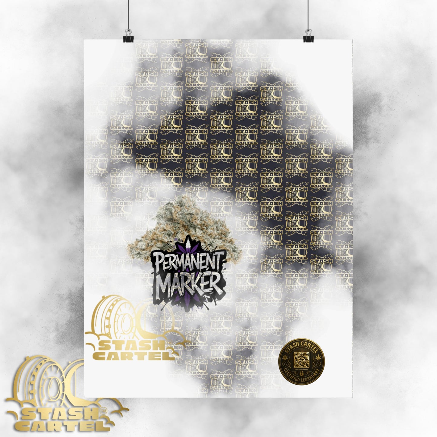 ποΈπ₯ Permanent Marker Poster β Loud Hybrid Wall Print with Candy Gas & Funk