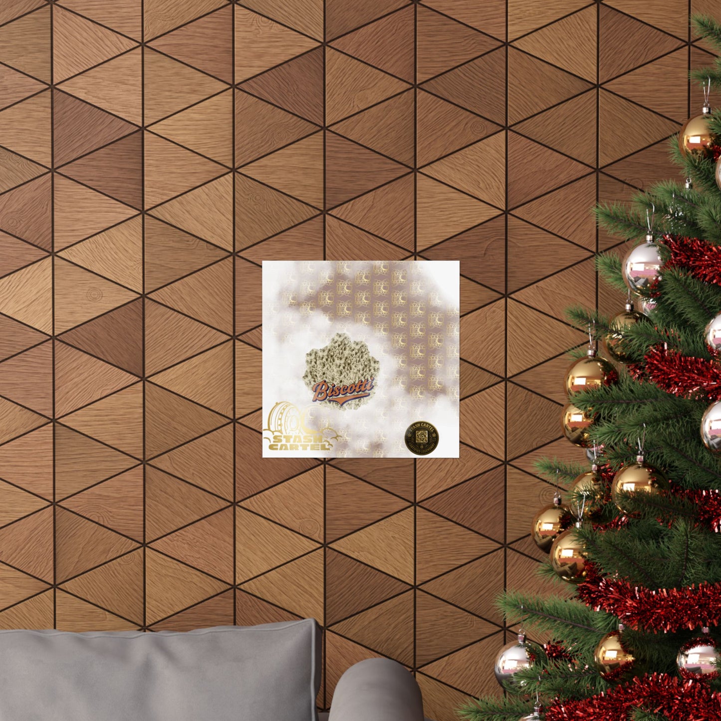 πͺπ€ Biscotti Poster β Cookie Gas Wall Art with Deep Indica Vibes