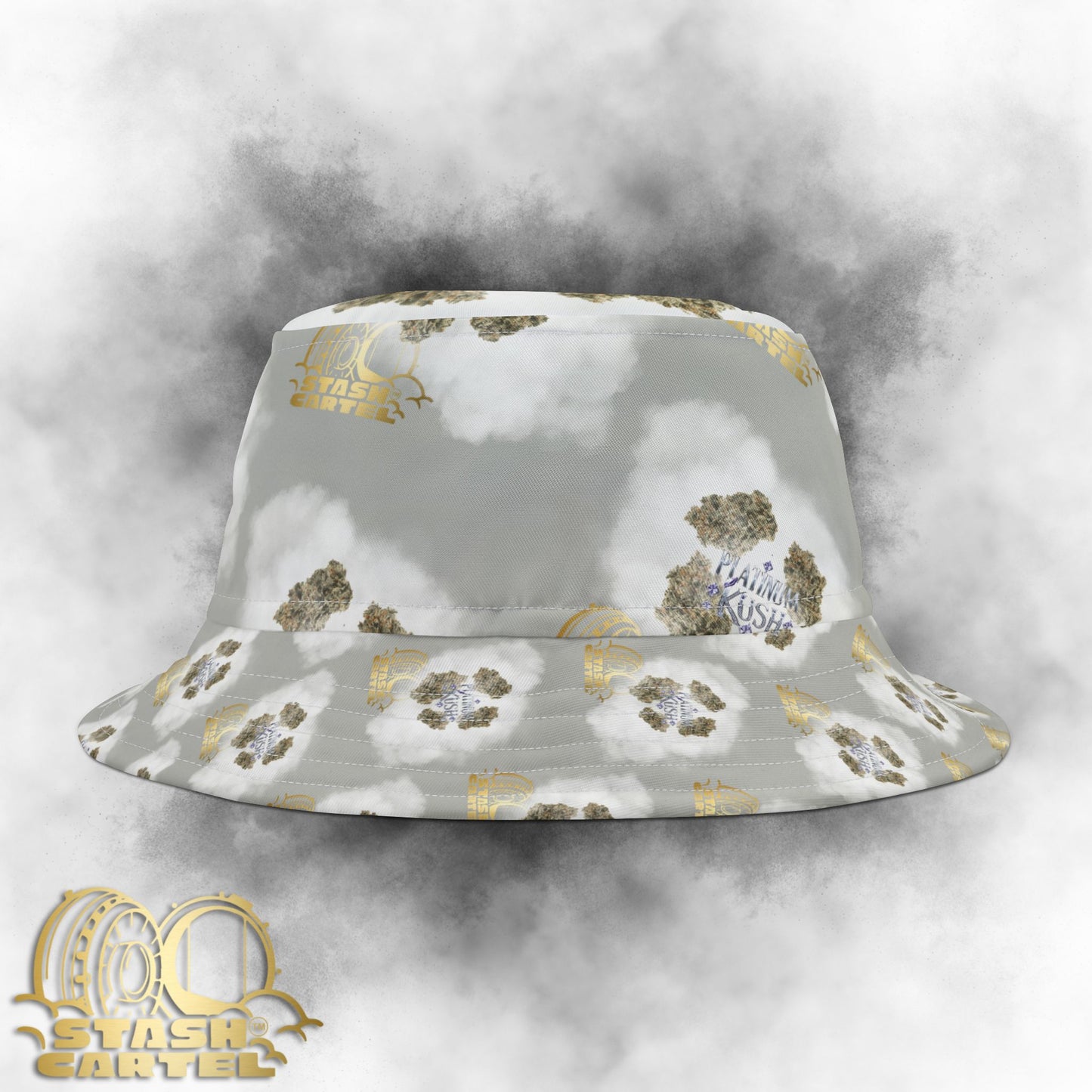 Platinum Kush Bucket Hat β Luxe Style for Laid-Back Royalty