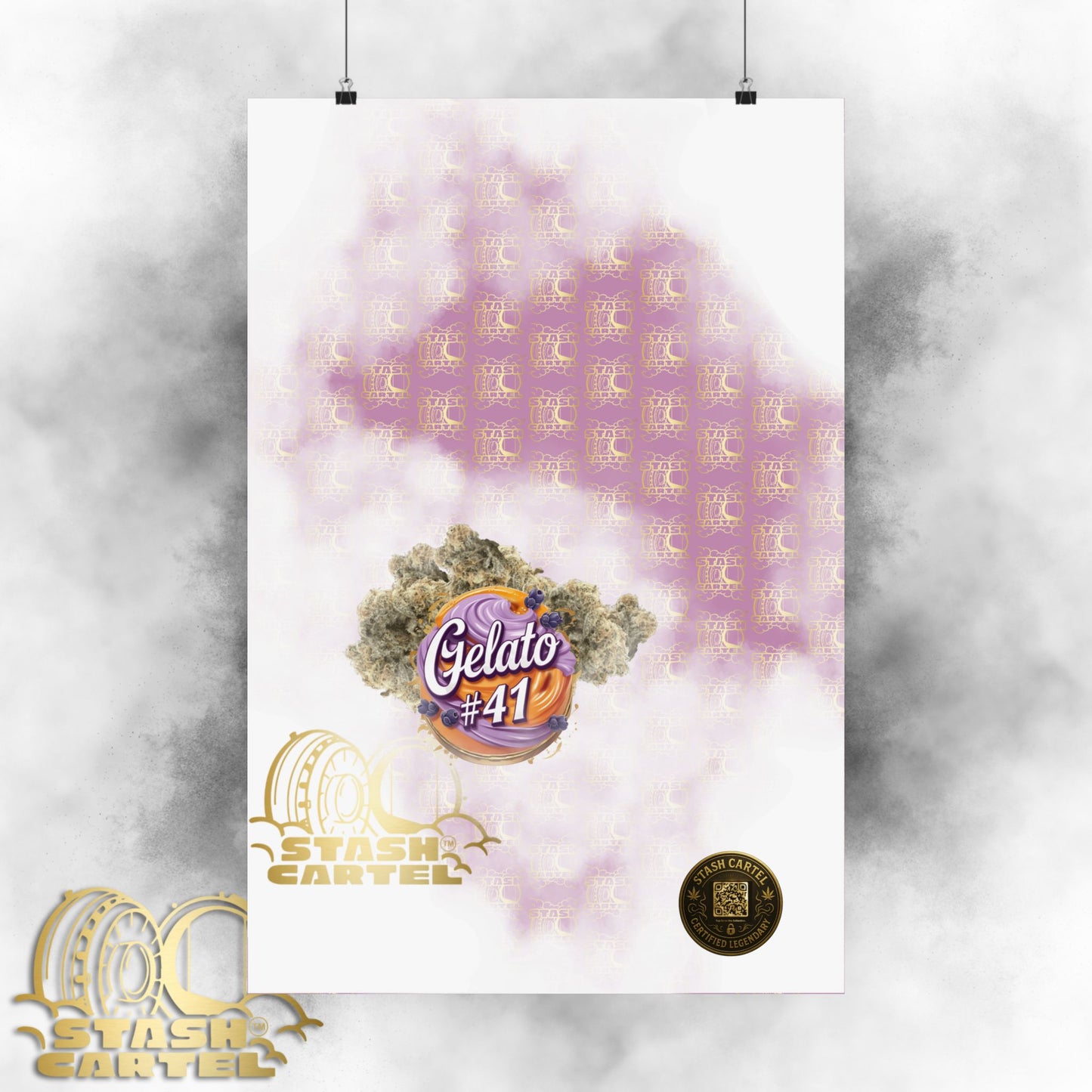 π¨π Gelato #41 Poster β Premium Hybrid Wall Art with Dessert Gas