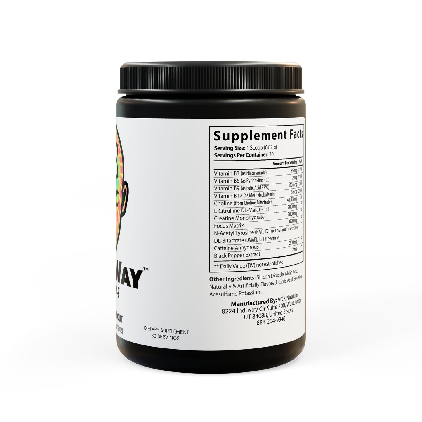 Pre-Workout Supplement, Fruit Punch (204g, 7.1oz)