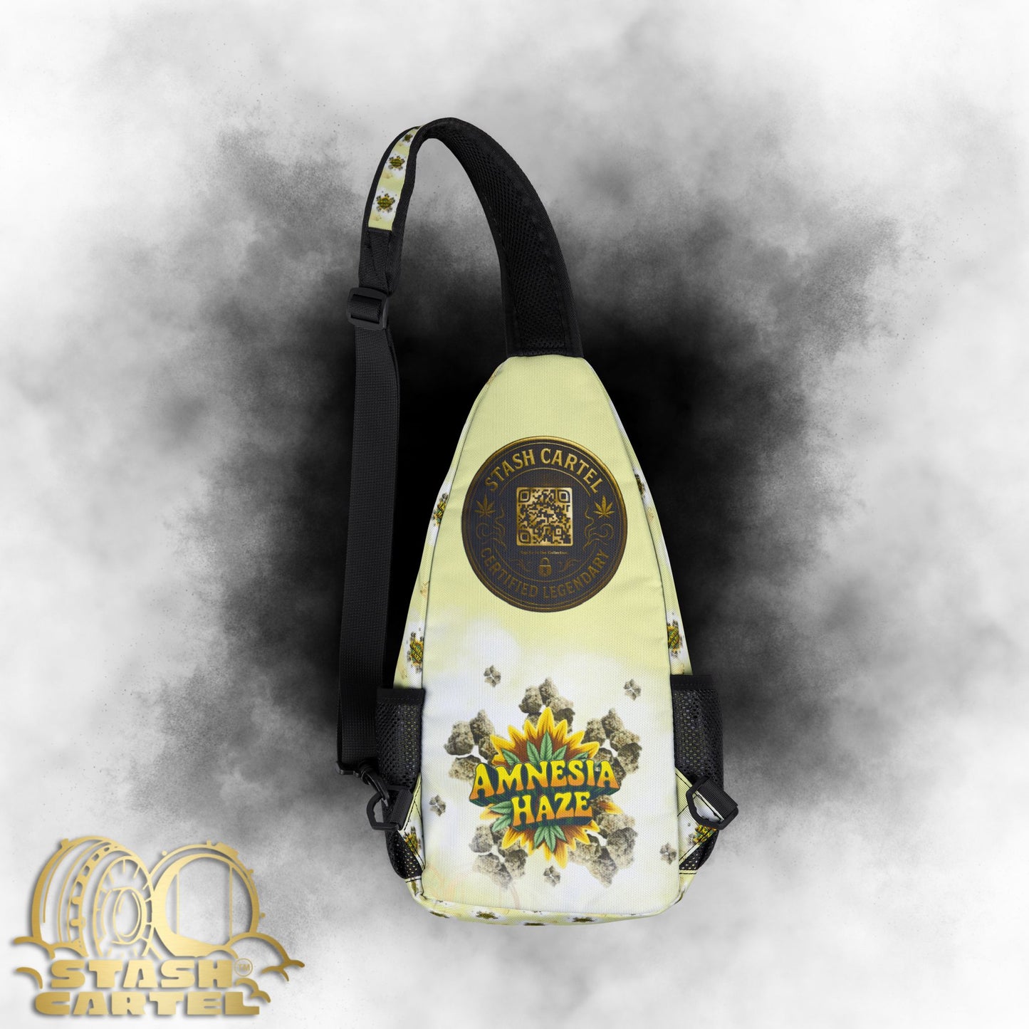 Amnesia Haze Stash Bag – Foggy Fire in a Bright Carry