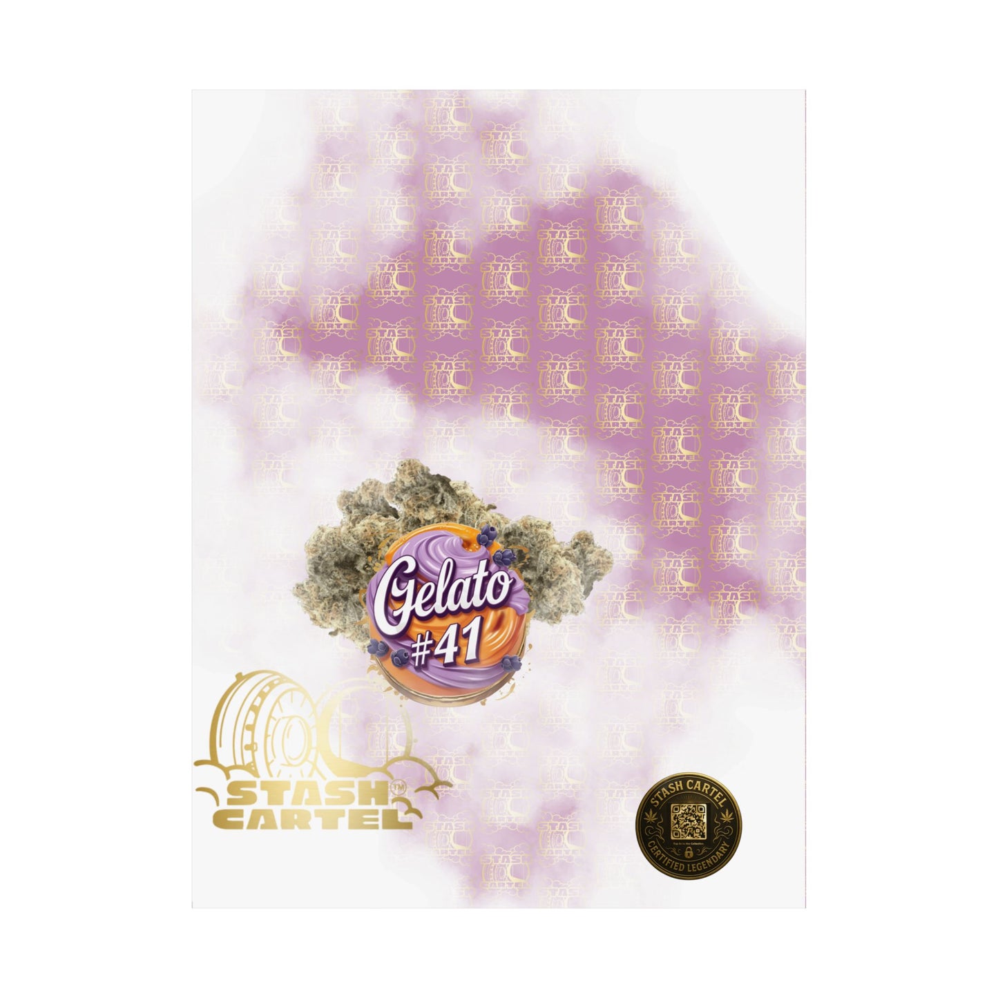 π¨π Gelato #41 Poster β Premium Hybrid Wall Art with Dessert Gas