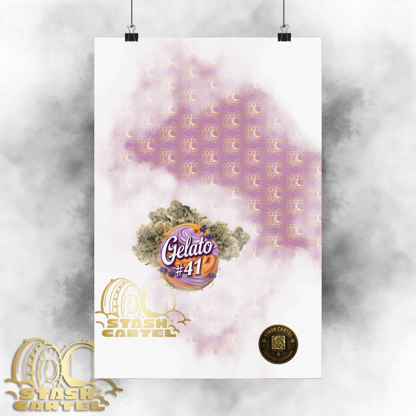 π¨π Gelato #41 Poster β Premium Hybrid Wall Art with Dessert Gas