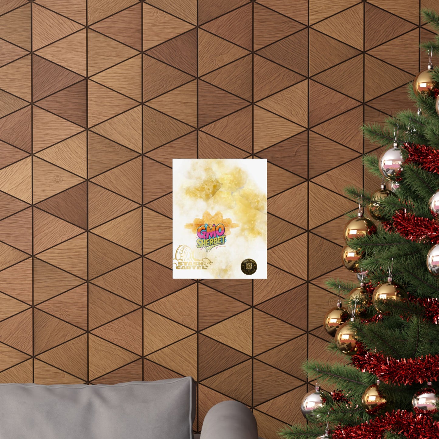 π§ "GMO Sherbet Crumble Sugar Wax" Terp Profile Art Poster