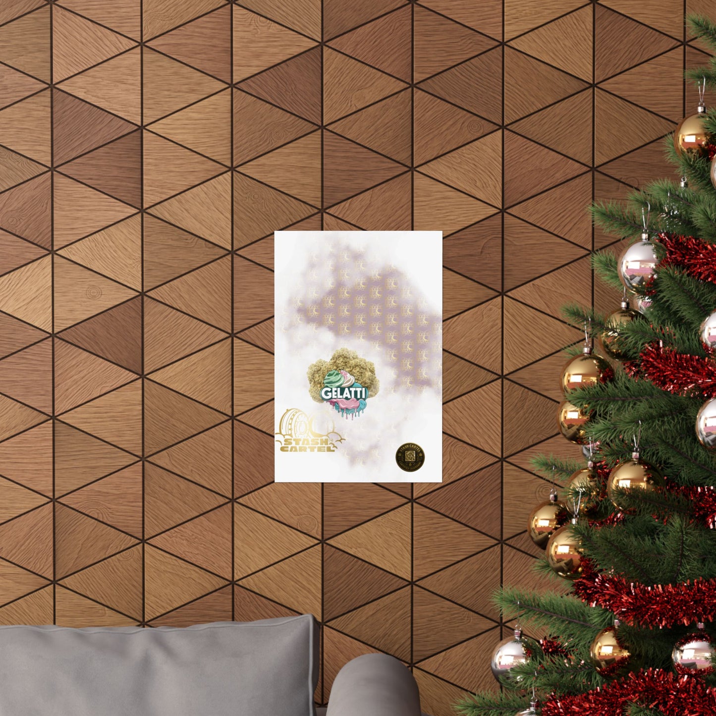 π¦π₯ Gelatti Poster β Bold Hybrid Art with Creamy Gelato & Biscotti Terps