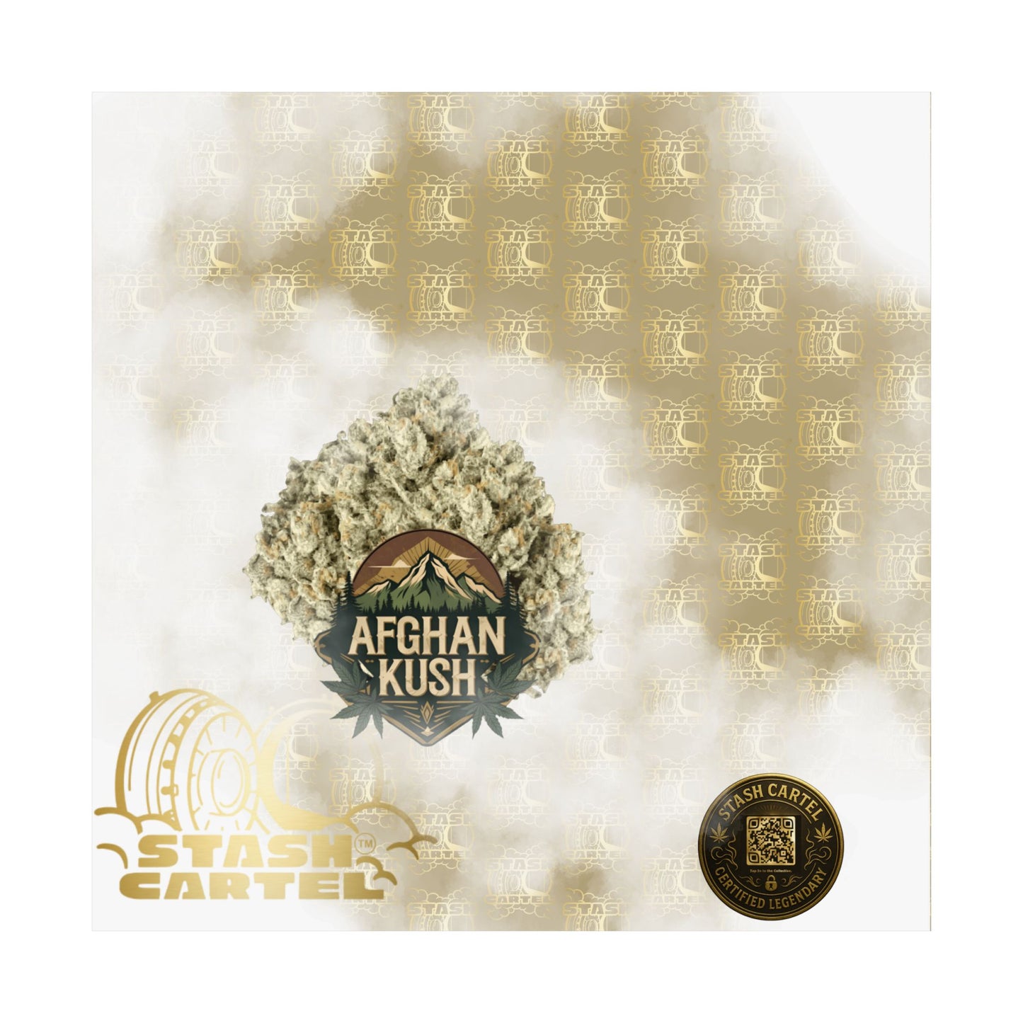 π§Ώπ Afghan Kush Poster β Deep Indica Poster with Landrace Power