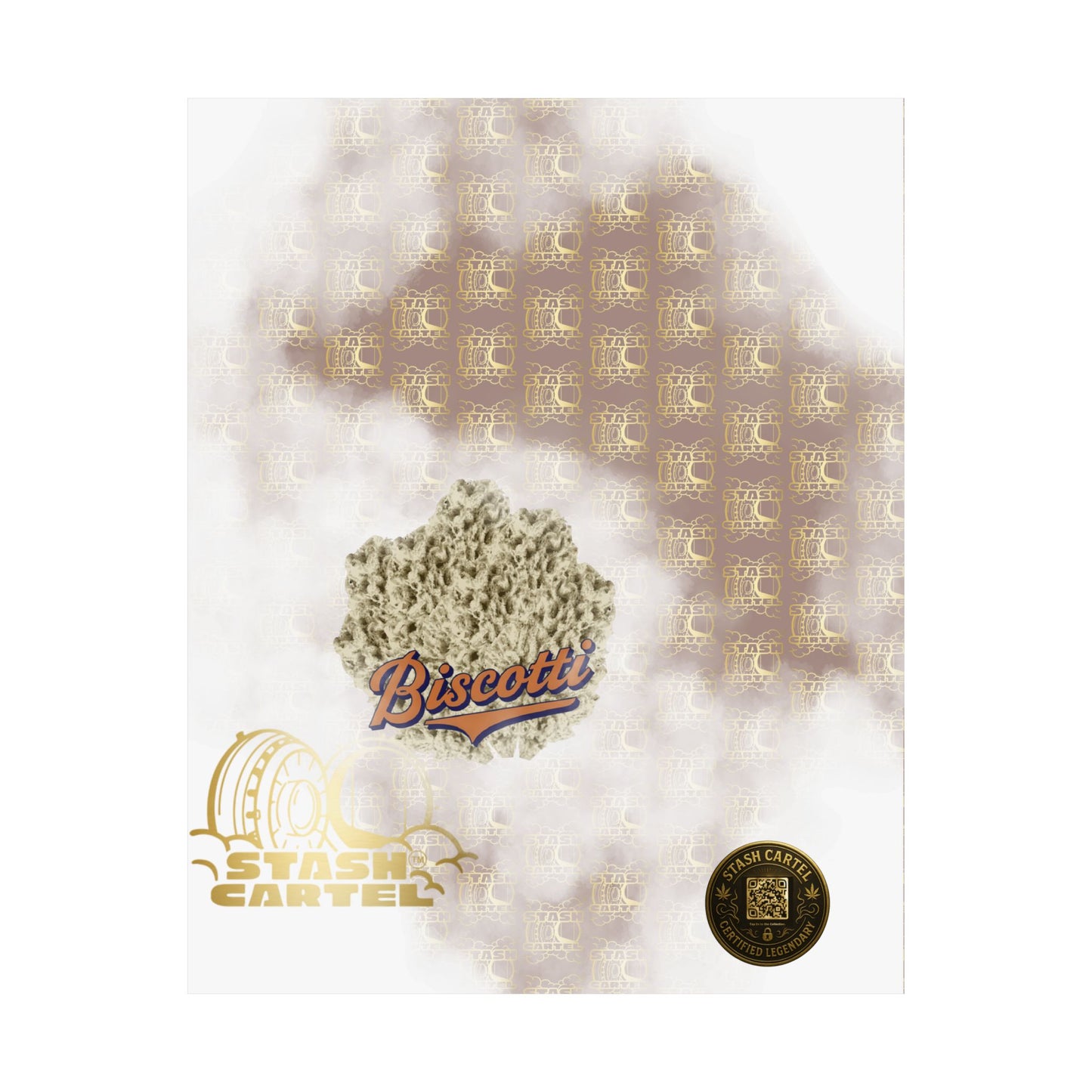 πͺπ€ Biscotti Poster β Cookie Gas Wall Art with Deep Indica Vibes