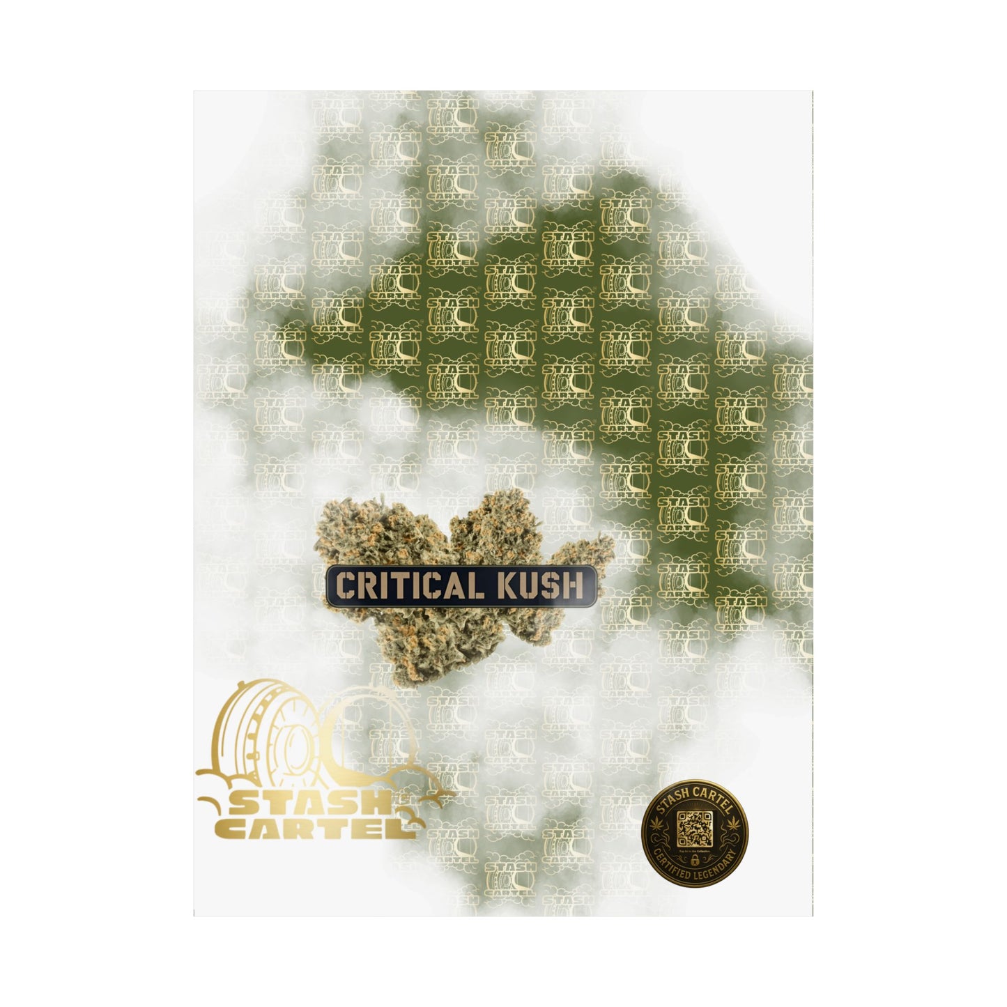 π£π² Critical Kush Poster β Classic Indica Wall Art with Spicy Earth & Knockout Calm