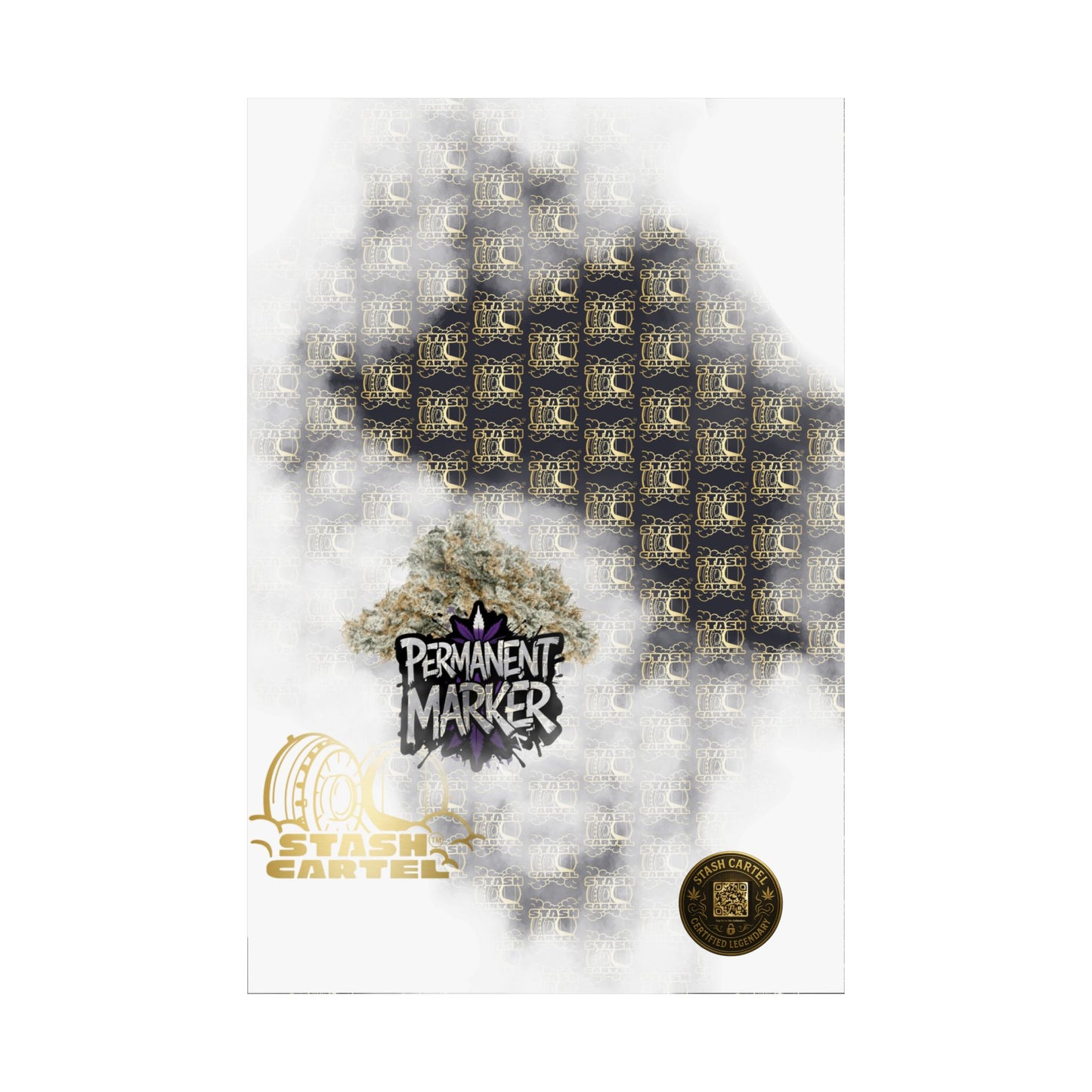 ποΈπ₯ Permanent Marker Poster β Loud Hybrid Wall Print with Candy Gas & Funk