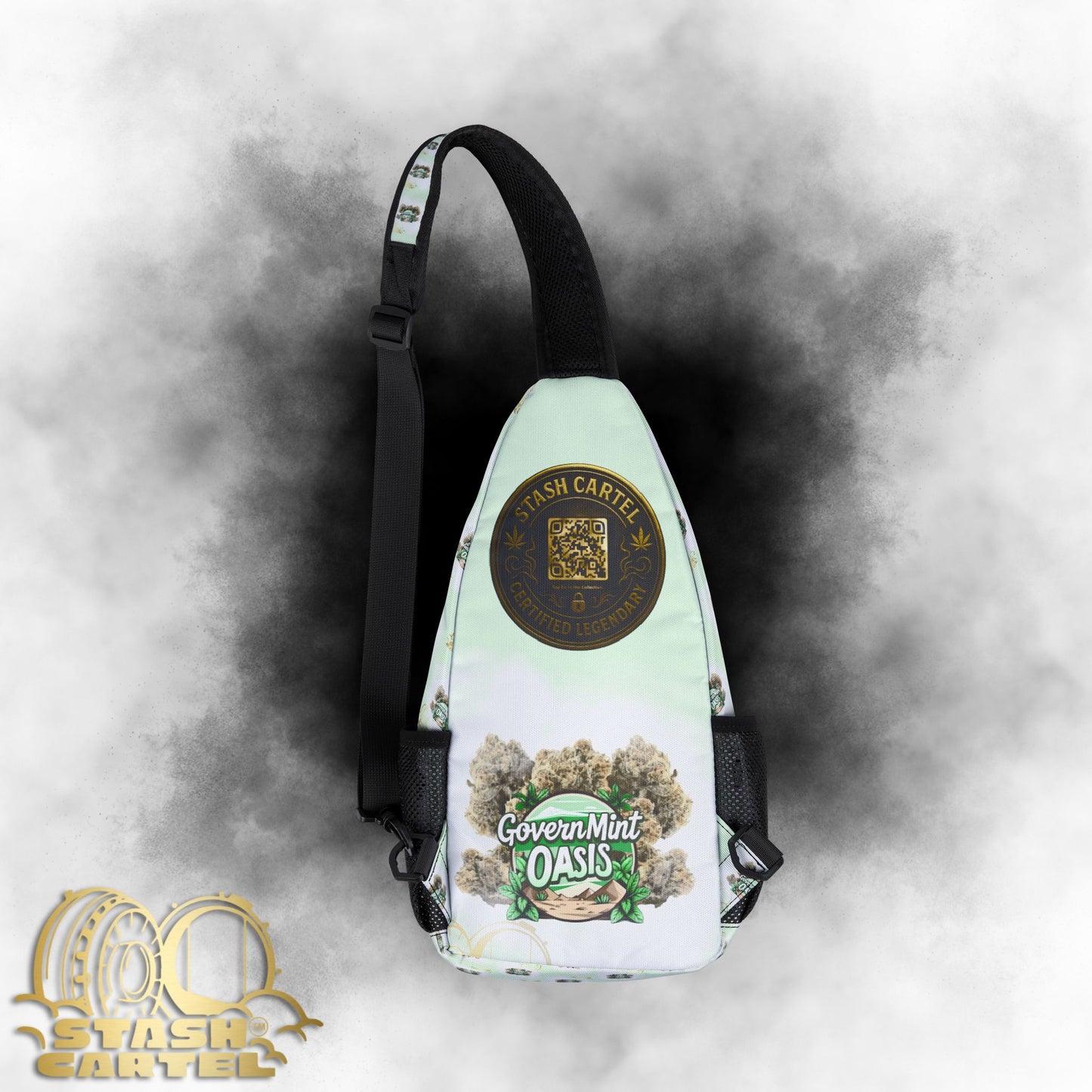 Governmint Oasis Stash Bag – Frosty Calm with Loud Intent