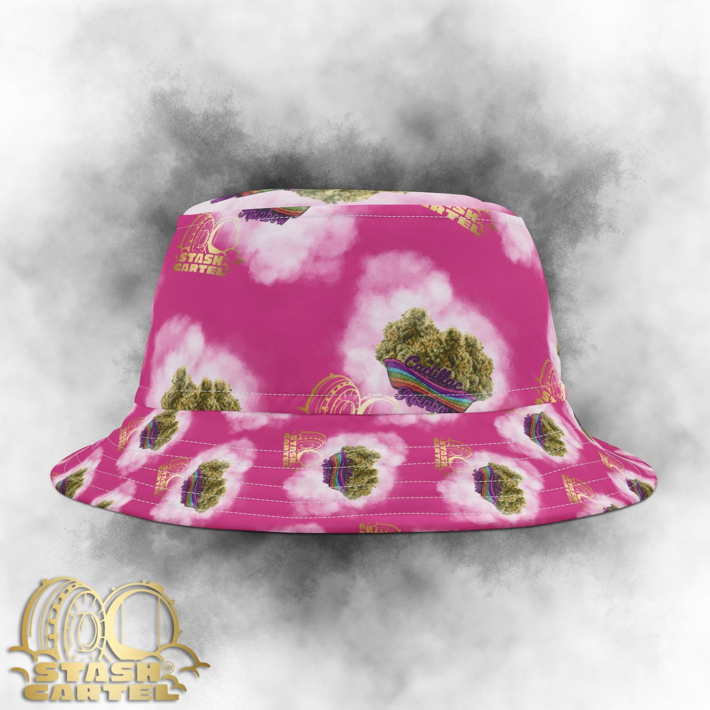 Cadillac Rainbow Bucket Hat – High-Speed Color Flex with Luxe Drip
