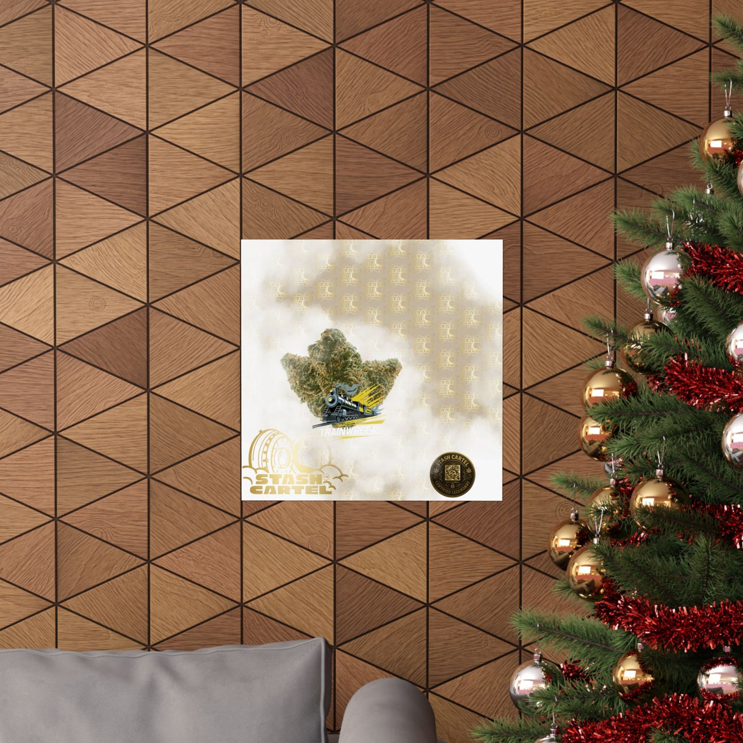 πβ‘ Trainwreck Poster β High-Voltage Sativa Wall Art for Focus & Flow