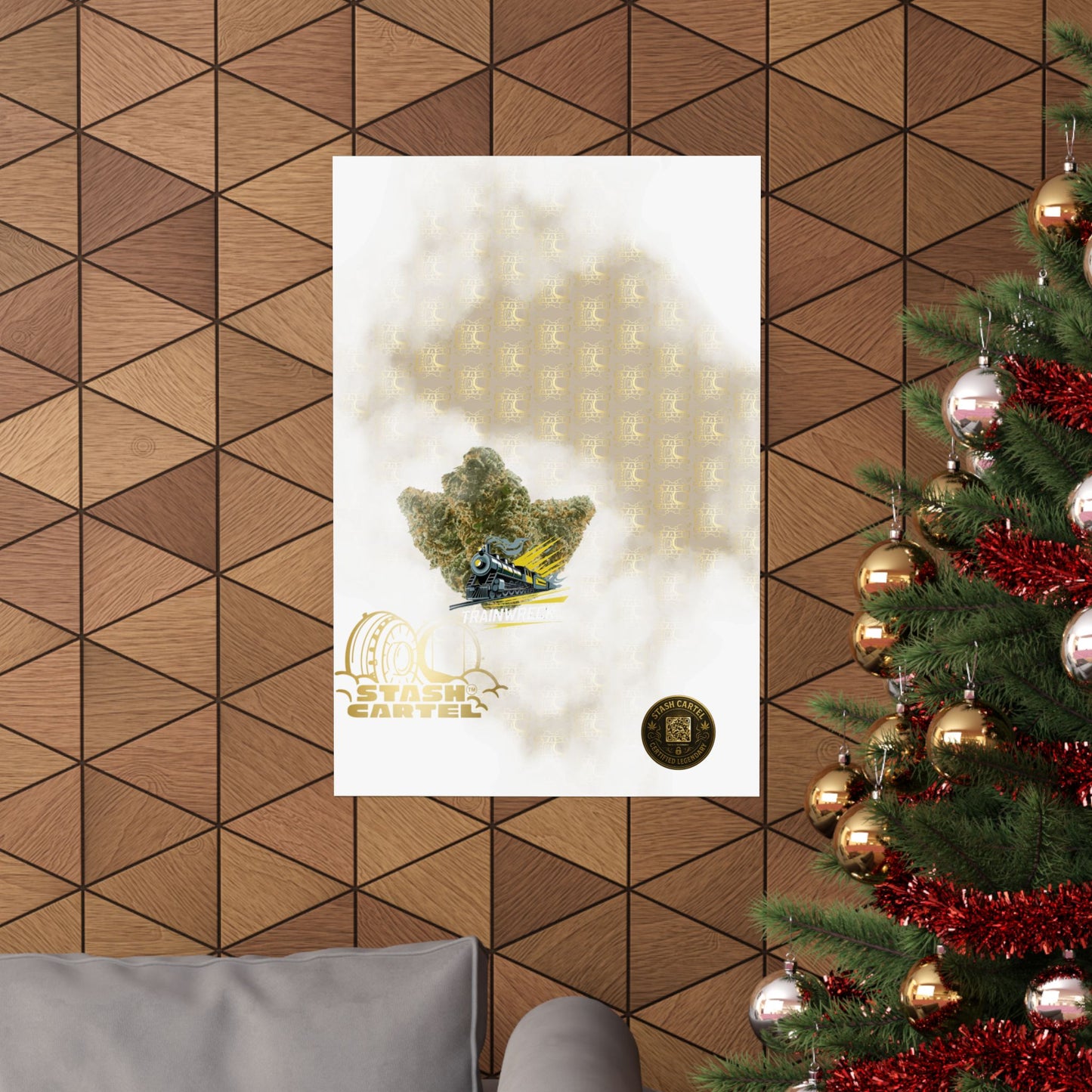 πβ‘ Trainwreck Poster β High-Voltage Sativa Wall Art for Focus & Flow