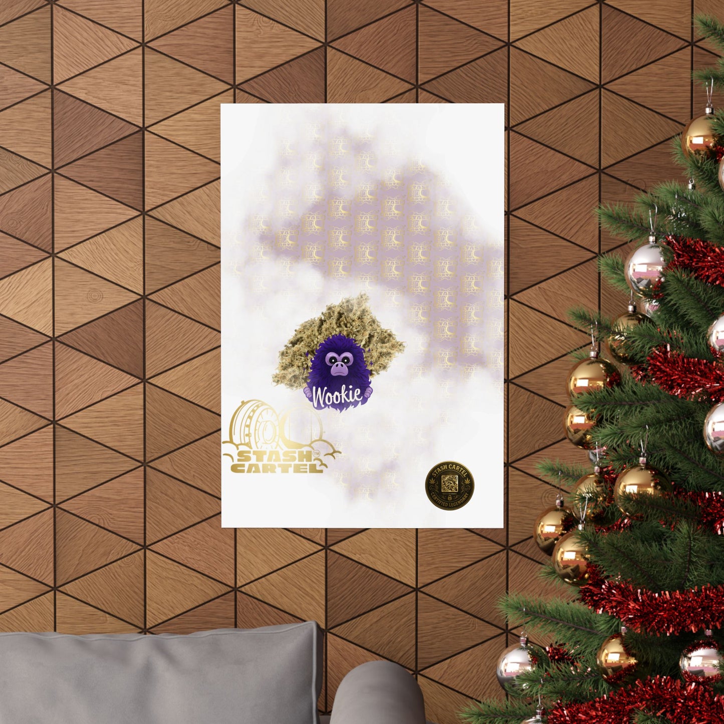 π§ββοΈπ Wookie Poster β Psychedelic Funk Wall Art with Deep Indica Terps
