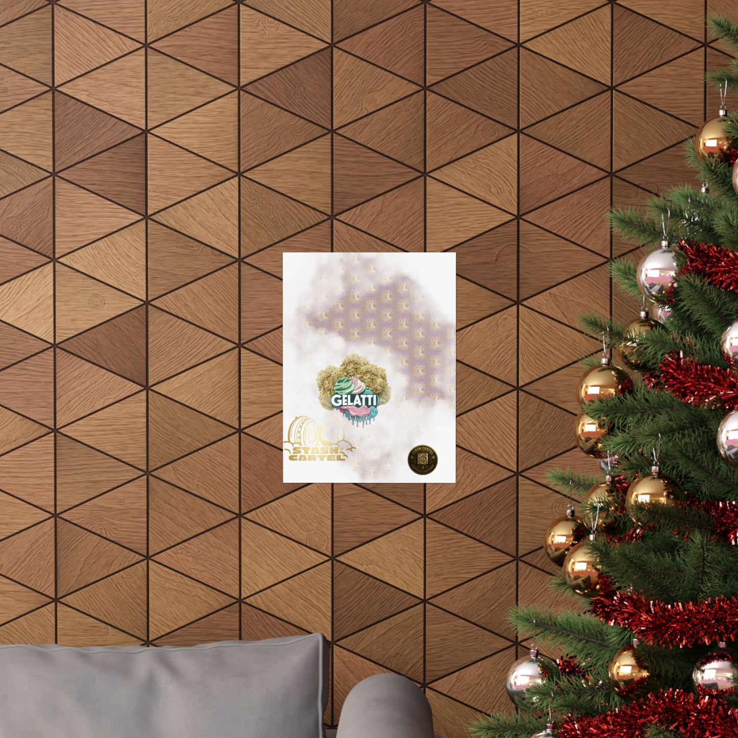 π¦π₯ Gelatti Poster β Bold Hybrid Art with Creamy Gelato & Biscotti Terps
