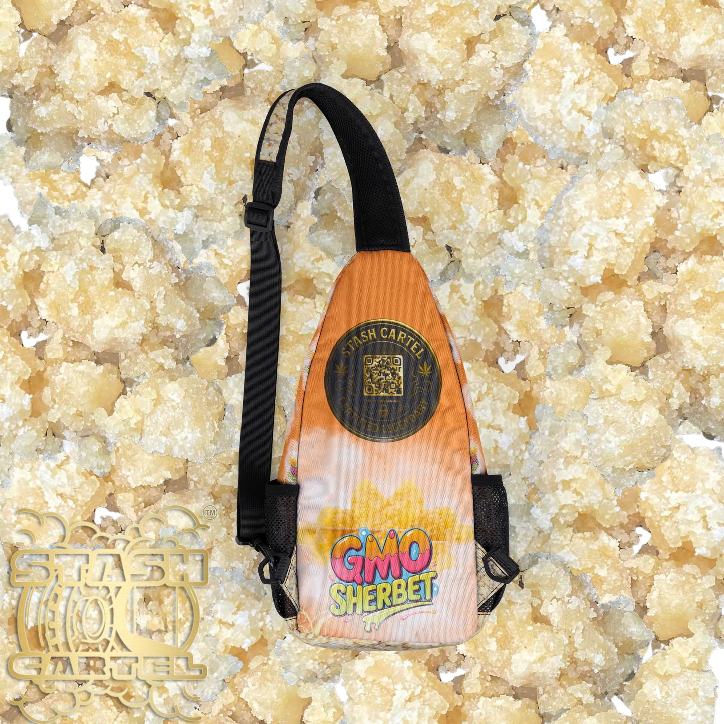 GMO Sherbet Crumble Stash Bag – Sticky Funk with a Creamy Finish