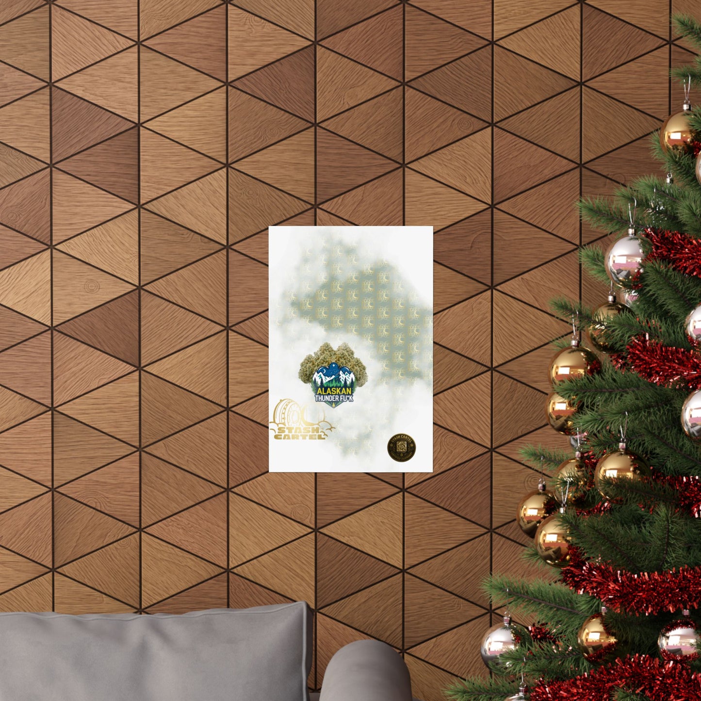 βοΈπ¨ Alaskan Thunder Fuck Poster β Cold Sativa Energy for Wild Minds
