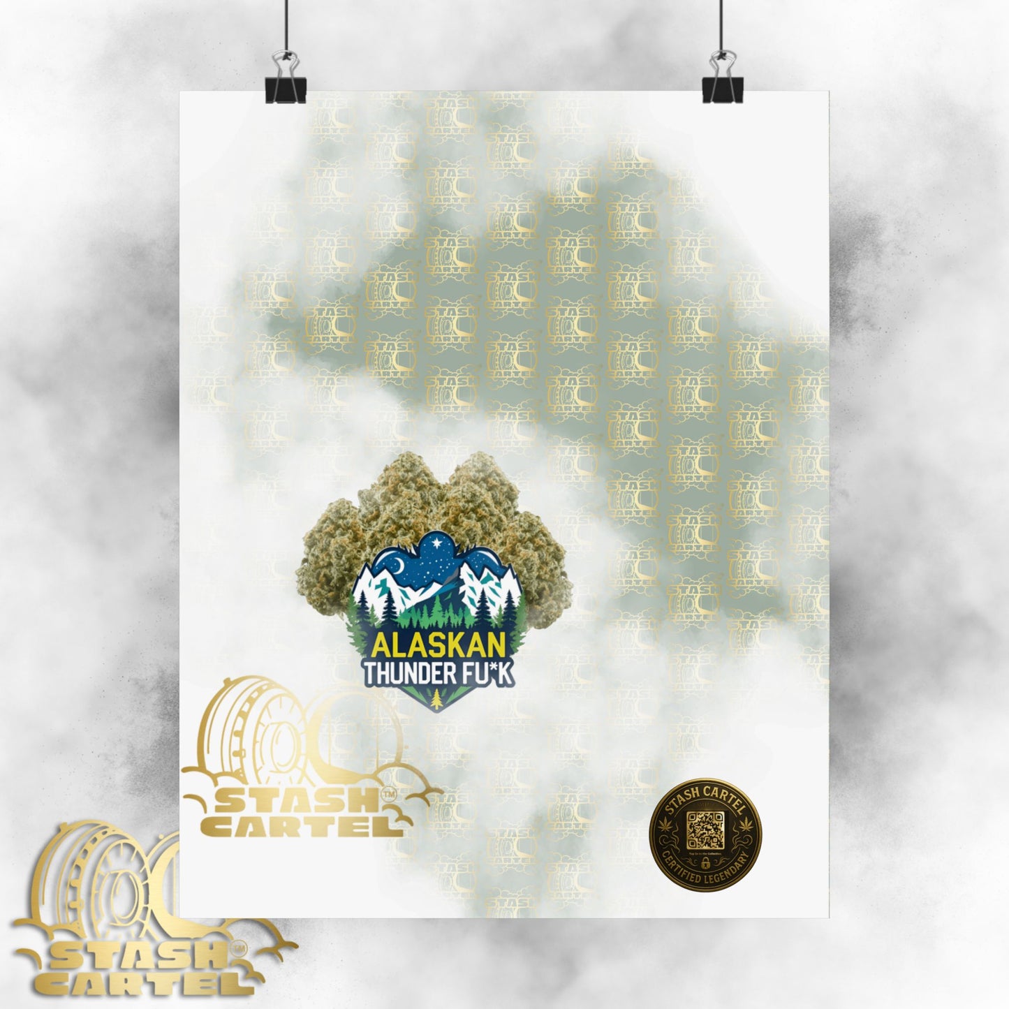 βοΈπ¨ Alaskan Thunder Fuck Poster β Cold Sativa Energy for Wild Minds
