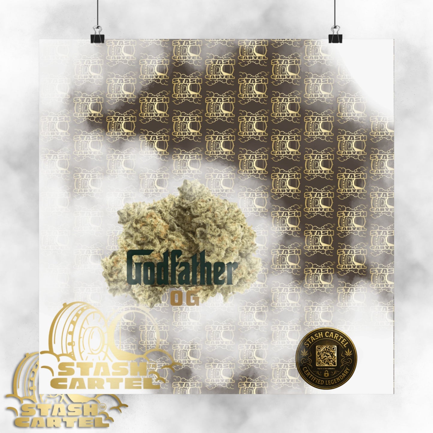 π΄οΈπ¨ "Godfather OG" Indica Poster β The Don of Heavy OGs