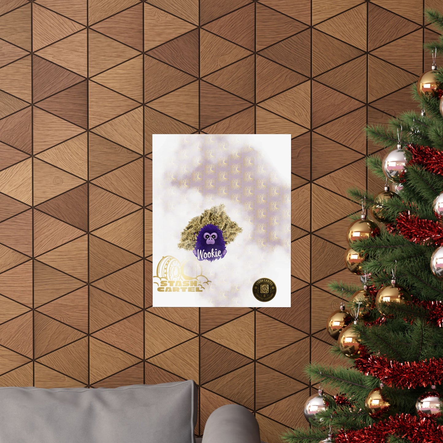 π§ββοΈπ Wookie Poster β Psychedelic Funk Wall Art with Deep Indica Terps