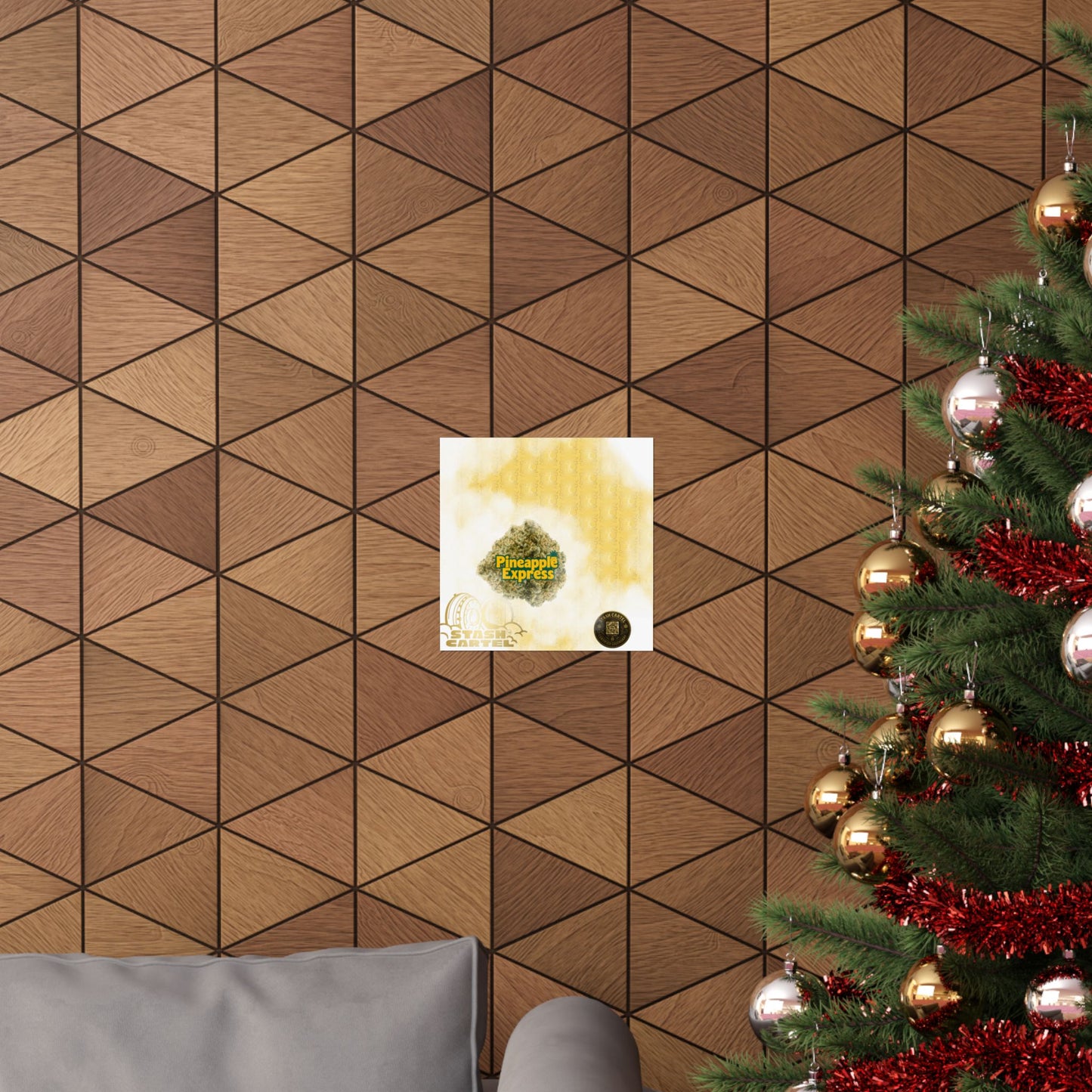 π "Pineapple Express" Tropical Sativa Drip β Sweet Cannabis Poster with High-Energy Vibes