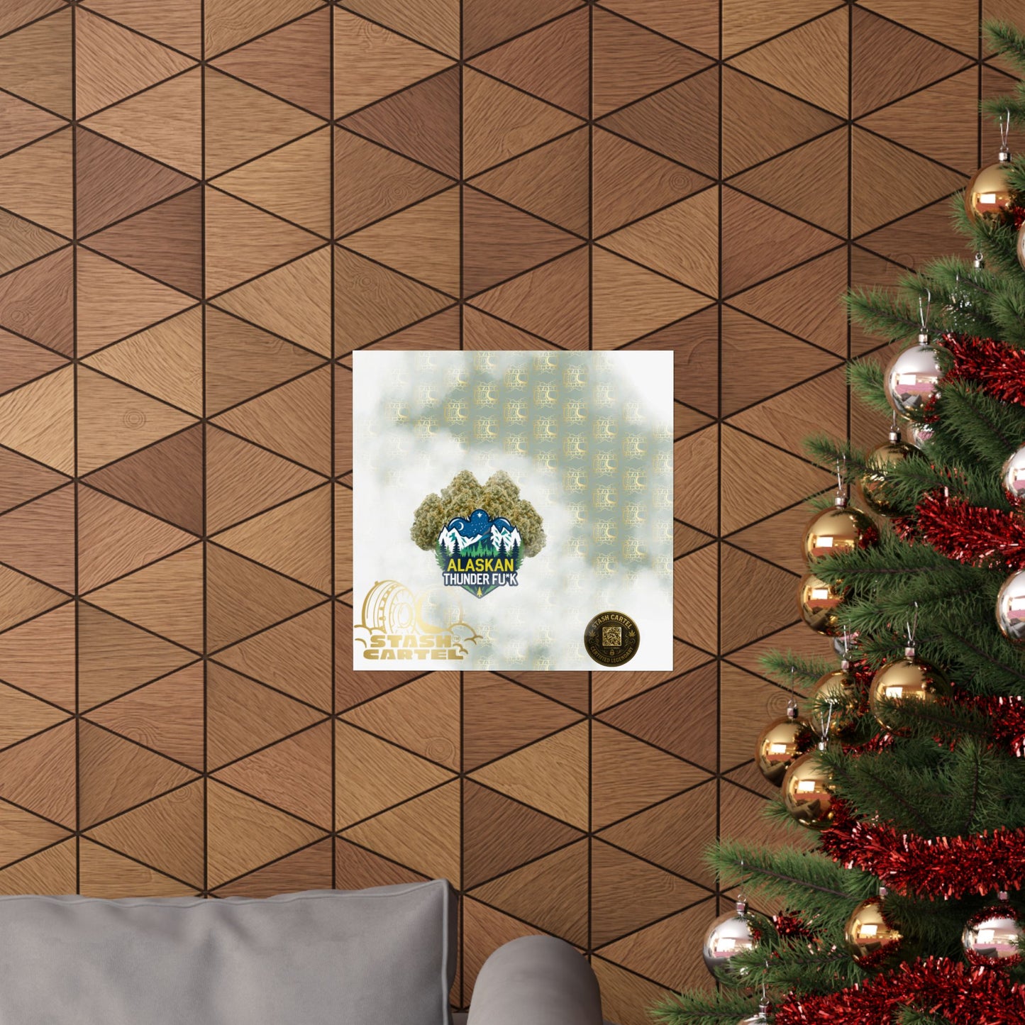 βοΈπ¨ Alaskan Thunder Fuck Poster β Cold Sativa Energy for Wild Minds